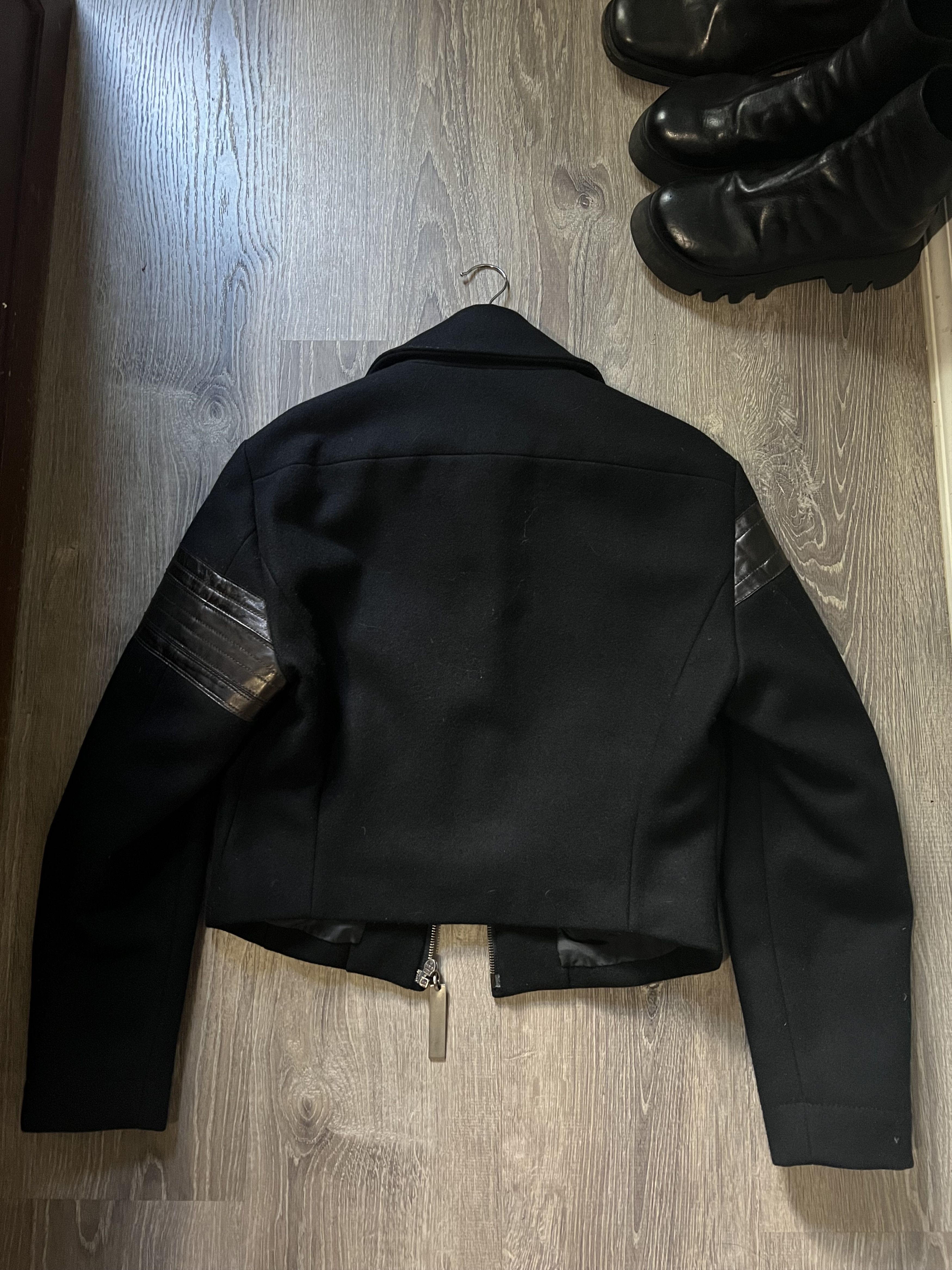 Dirk Bikkemberg Cropped Racer Jacket - 8