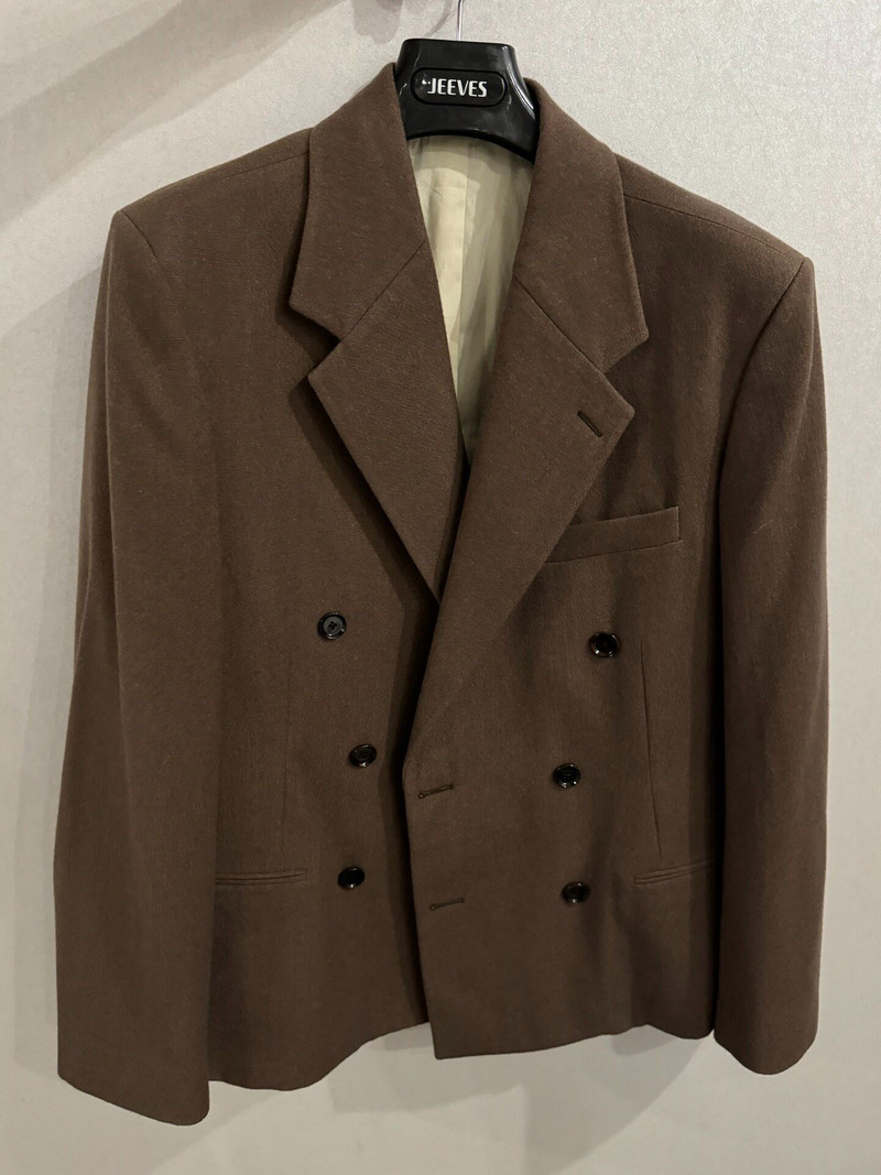 Lemarie Brown Wool Blazer - 1