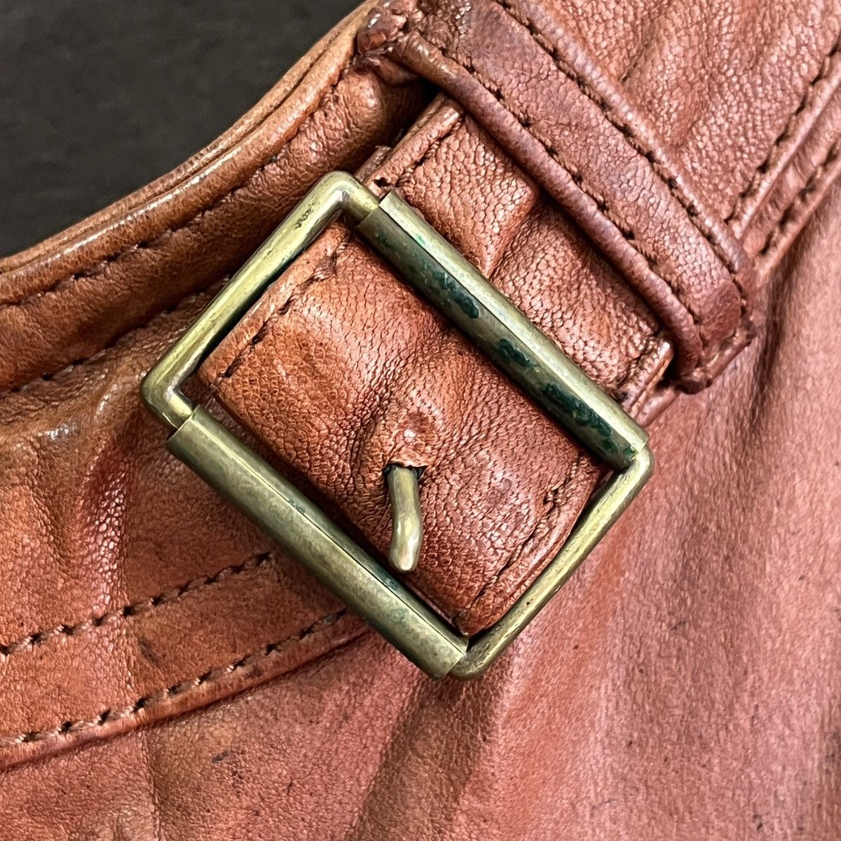 Seditionaries - Bondage Pas De Calais Sheepskin Leather Jacket Size 38 - 13