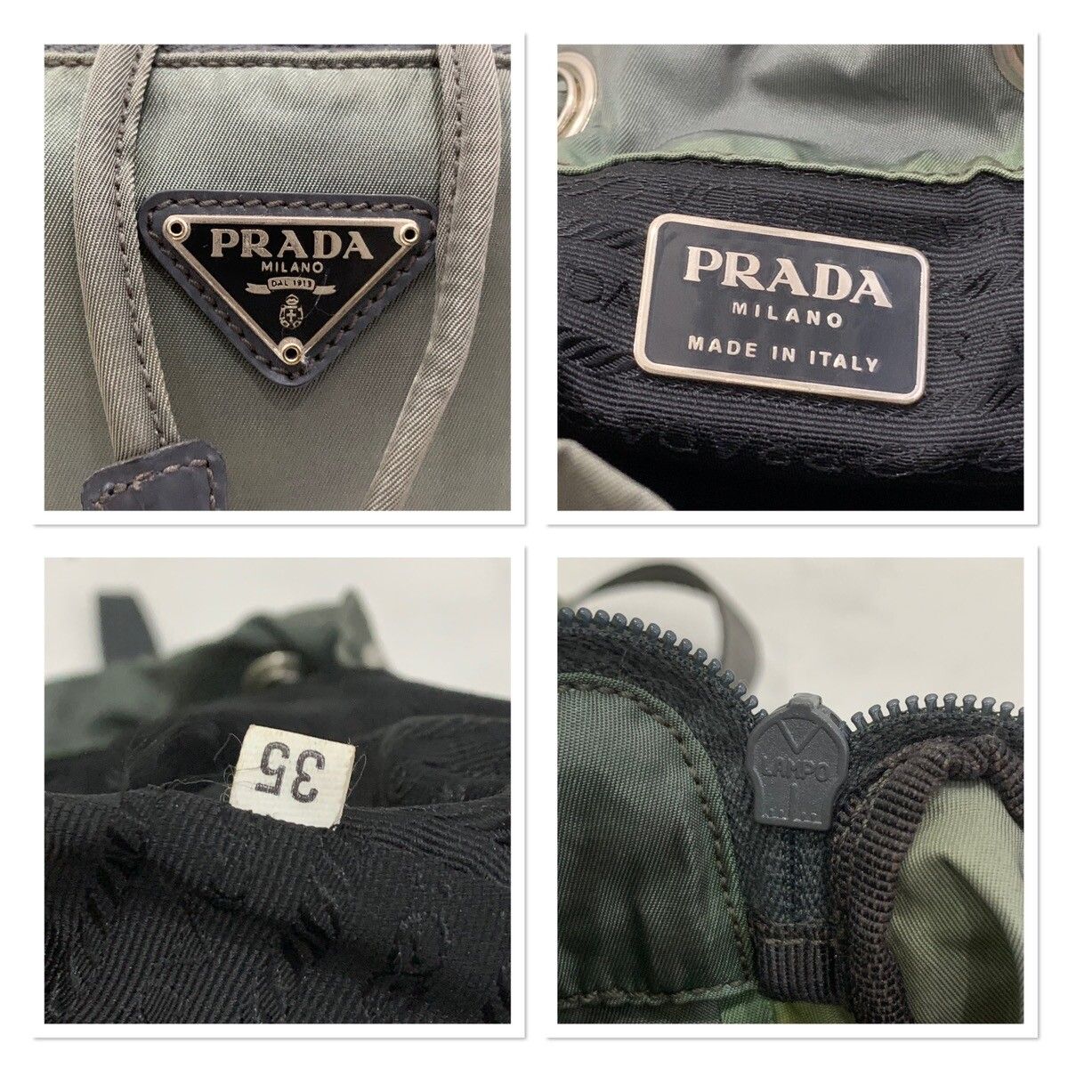 Authentic vintage Prada small backpack single pocket - 13