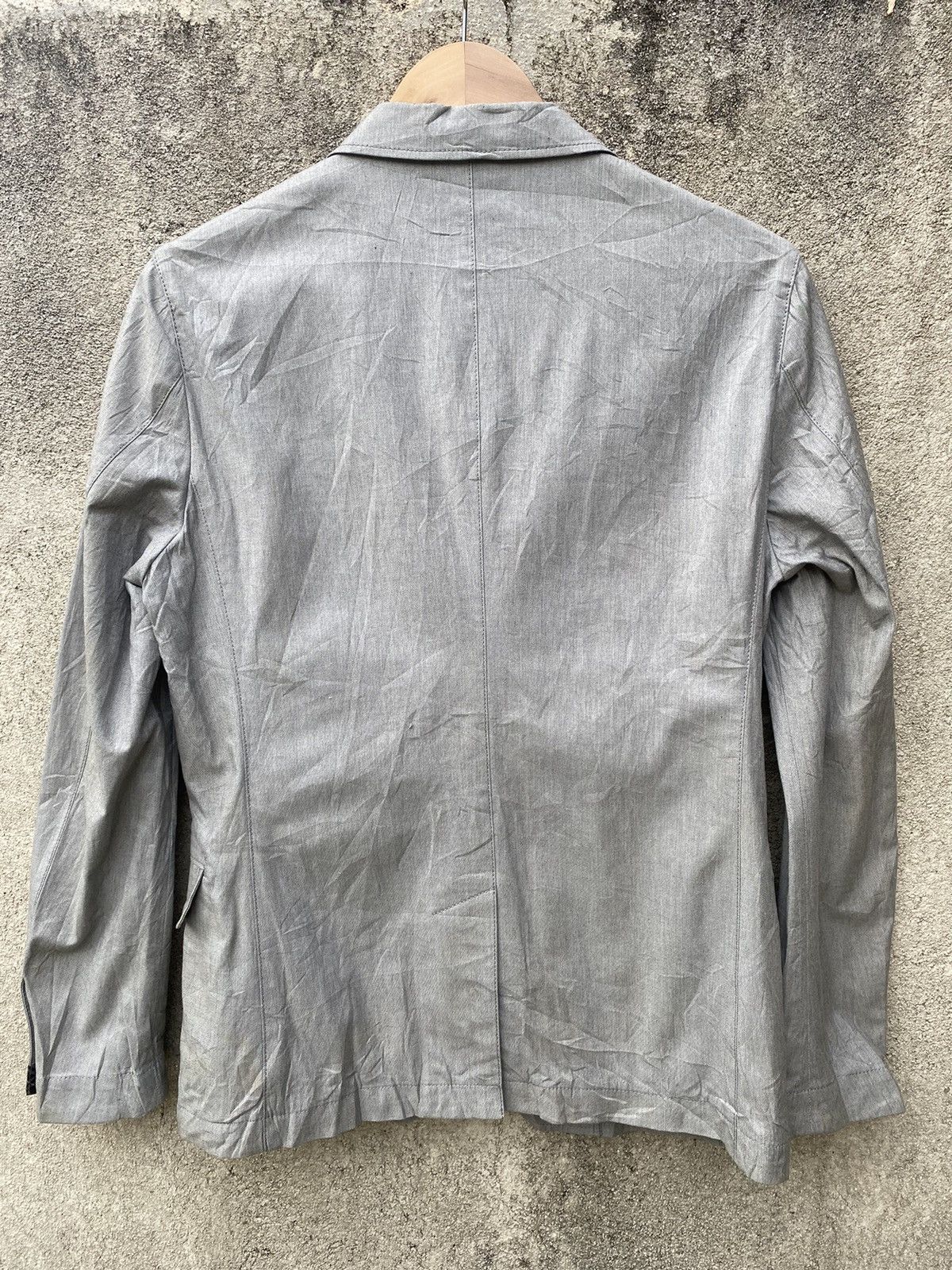 Burberry Black Label Grey Men Coat Made Japan - 2