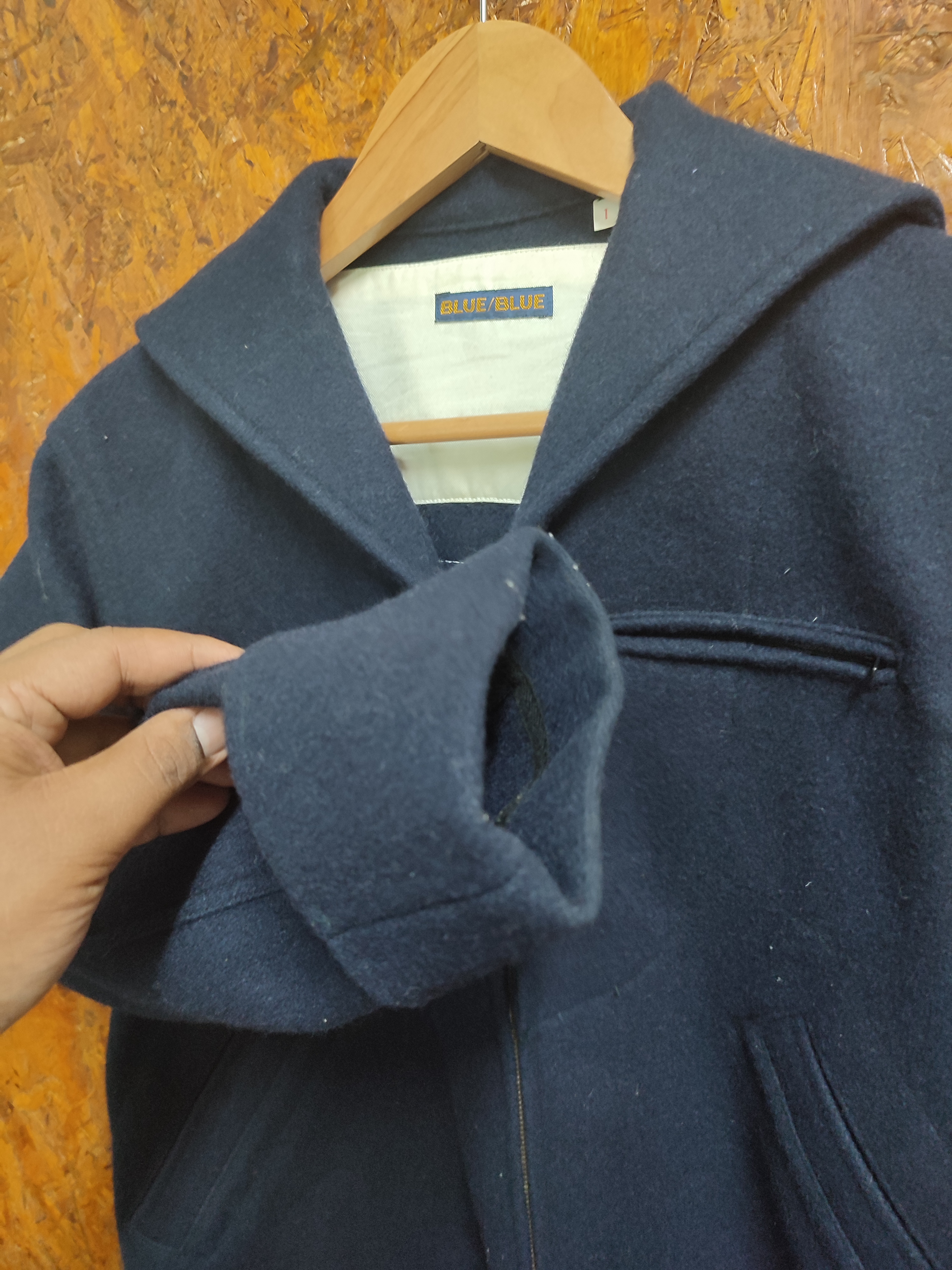 Blue Blue jacket wool Navy Style - 13