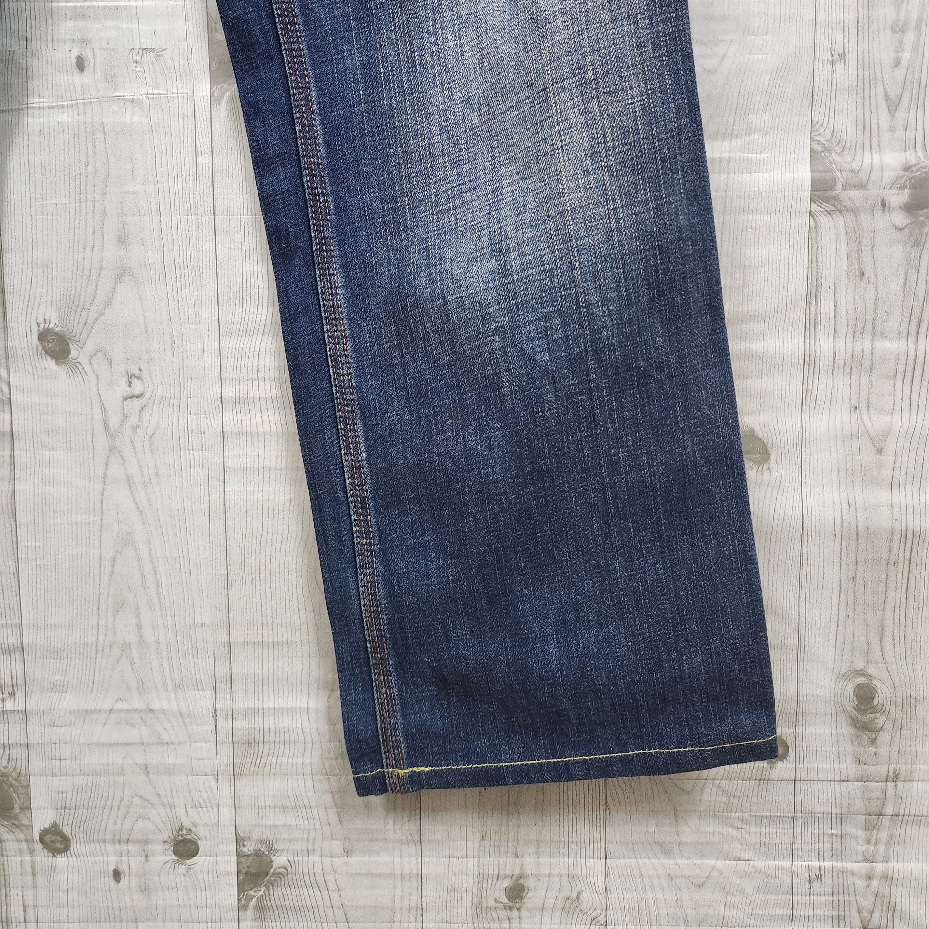 Global Work Denim Four Front Pockets Japanese Indigo Jeans - 8