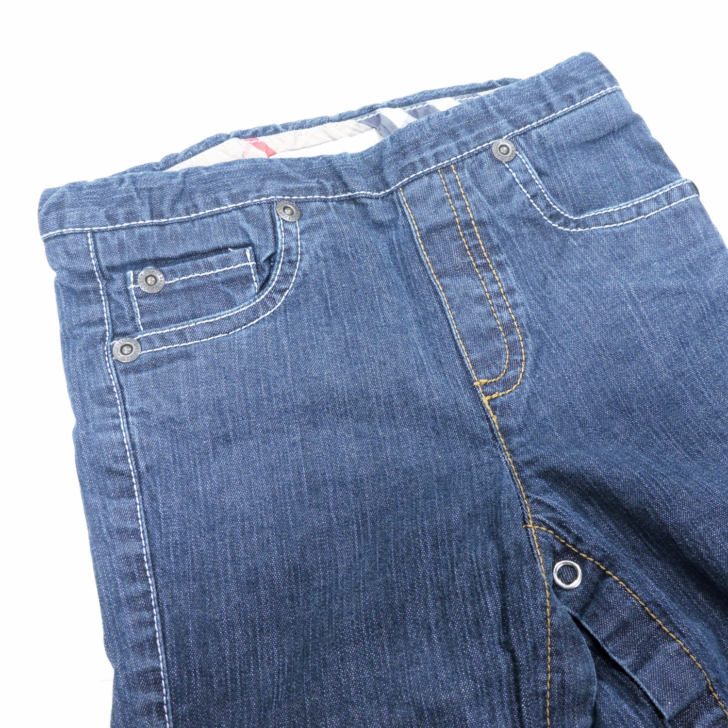 BURBERRY DENIM LONG PANTS - 5
