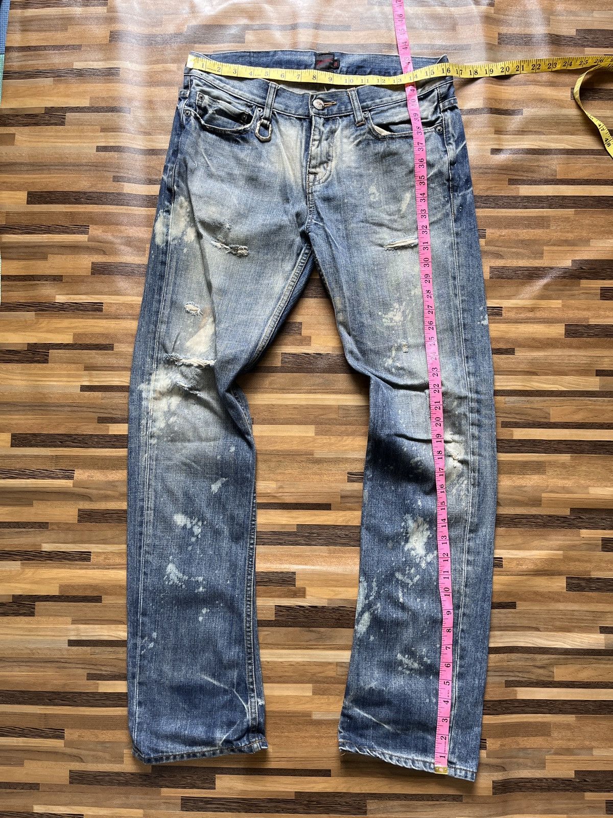 Ripped Style Jack Rose Distressed Denim Vintage - 4