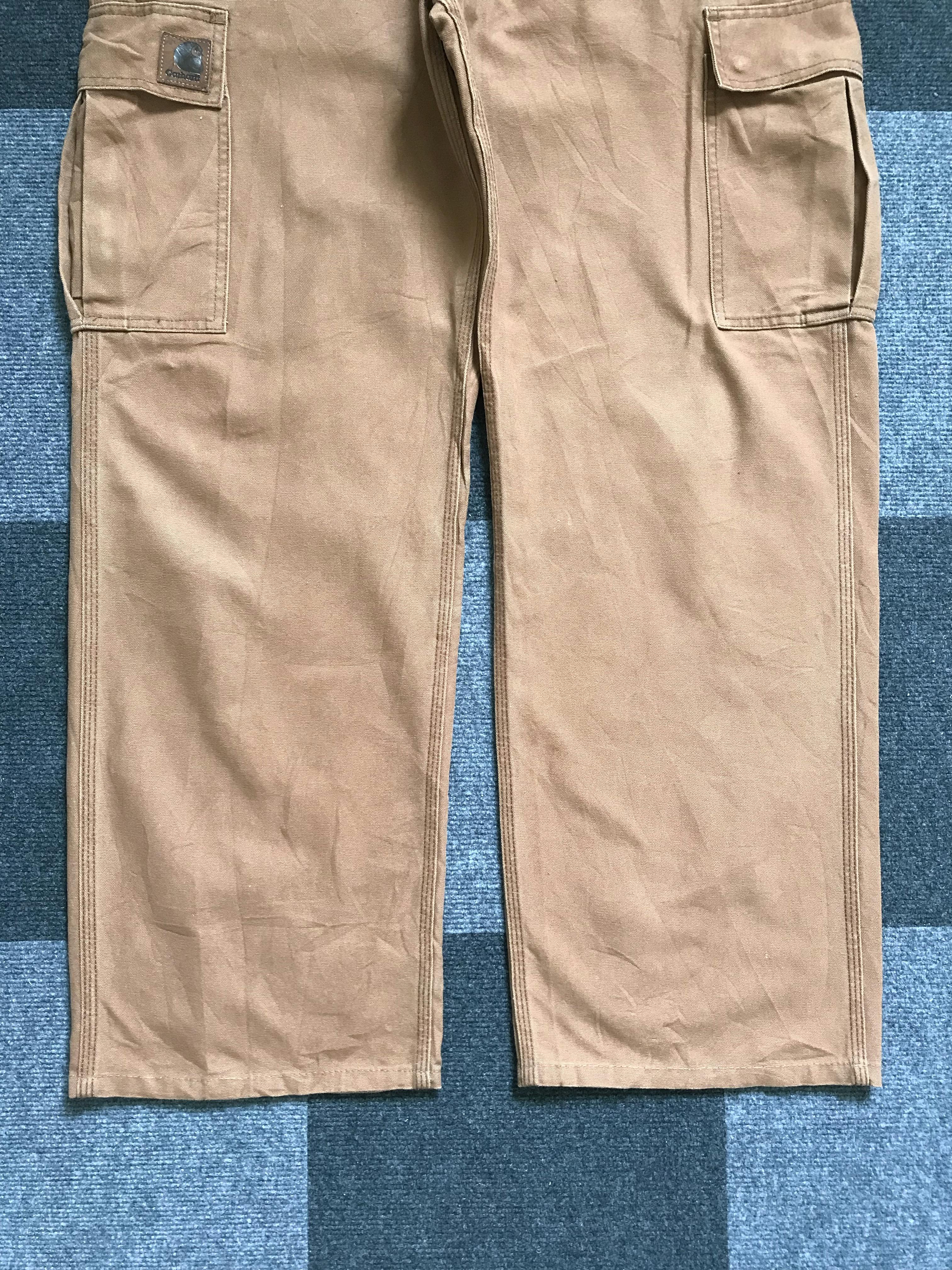 CP170 Carhatt Light Duck Canvas Wide Cargo Pant - 4