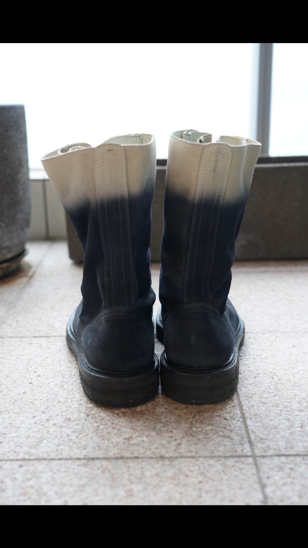 AW12 Double Zip Gradient Boots - 3