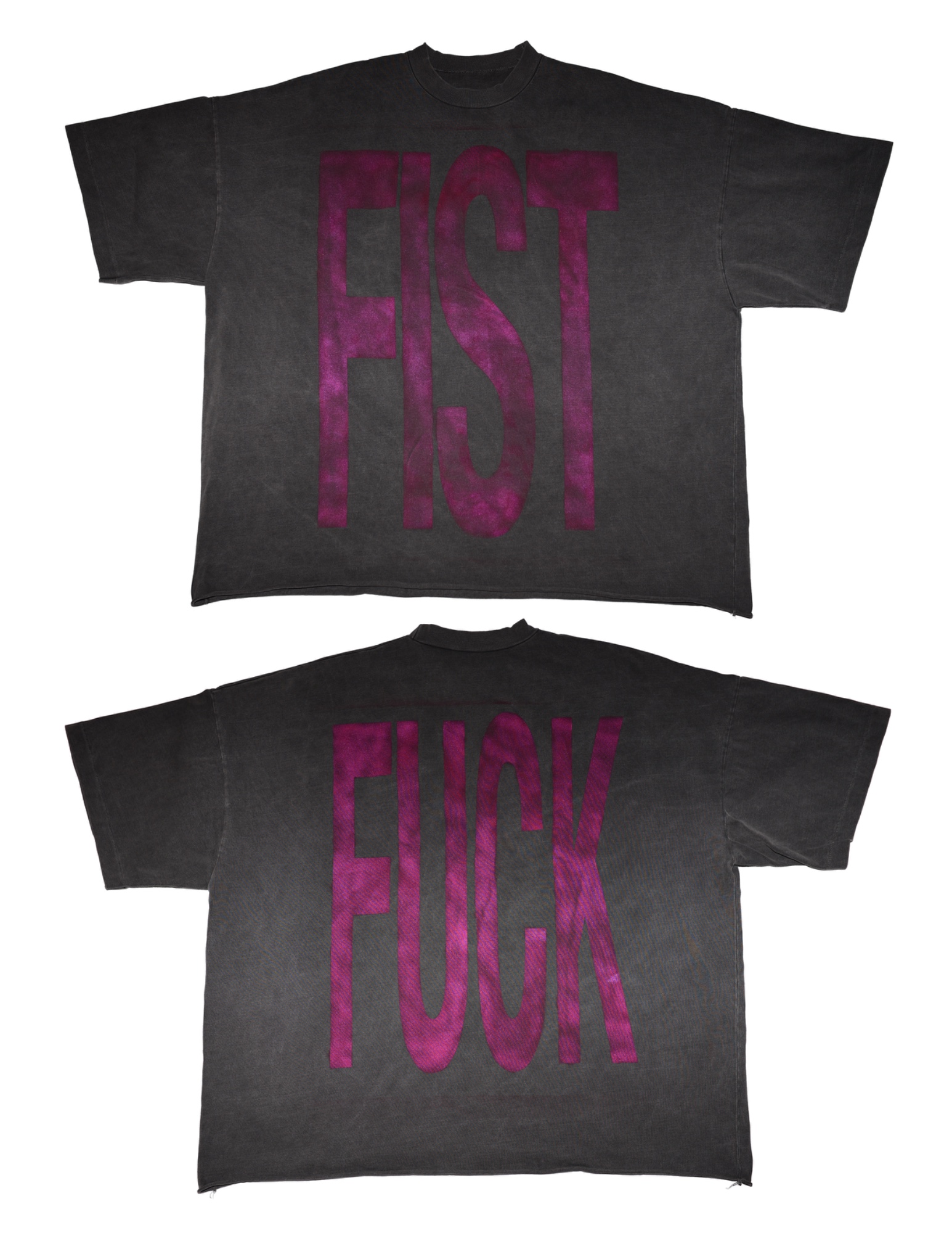 Other Designers Nine Inch Nails FIST FUCK 1/1 Oversized Tee