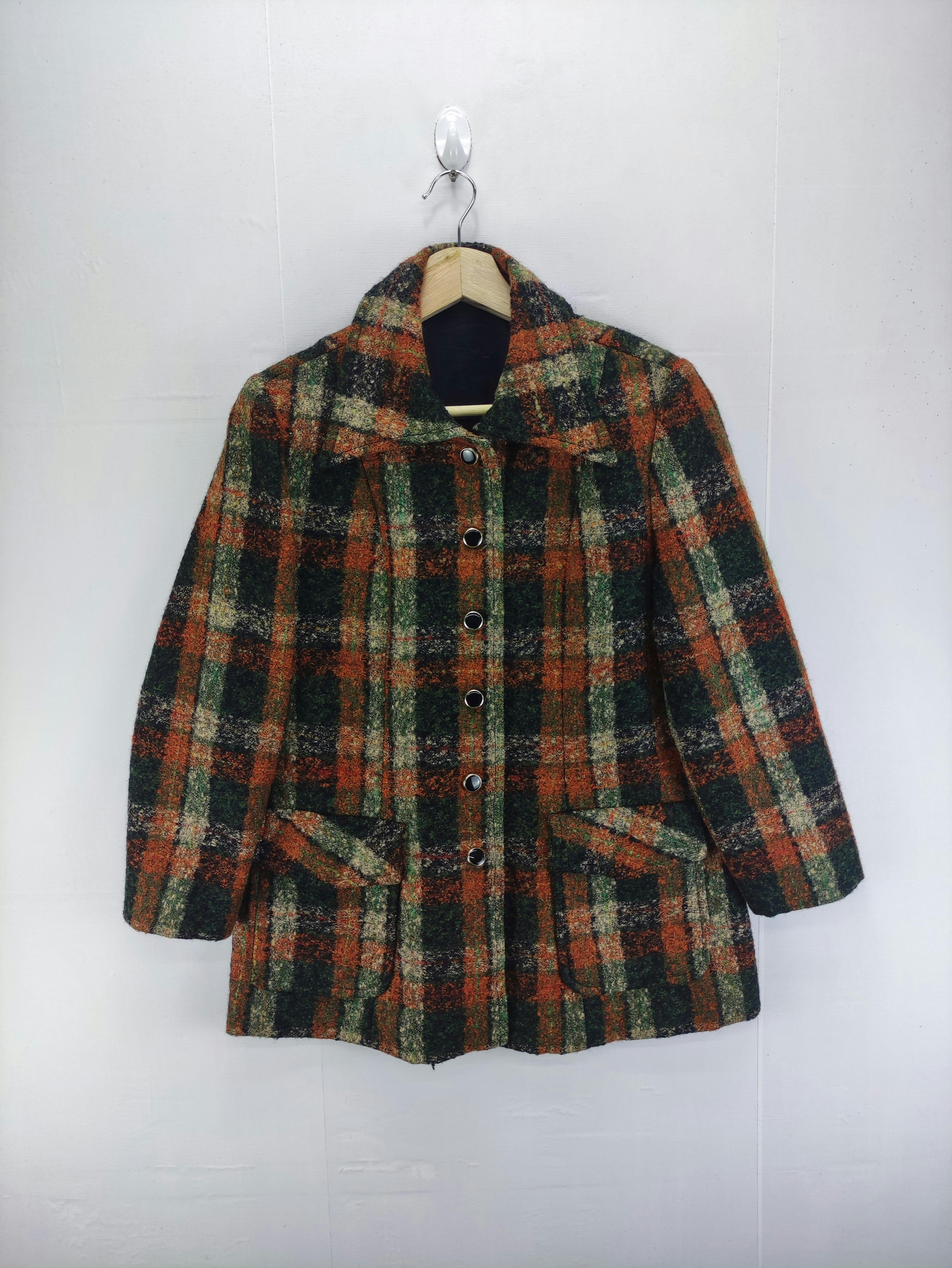 Japanese Brand - Vintage Wool Coat Jacket Unbranded - 1