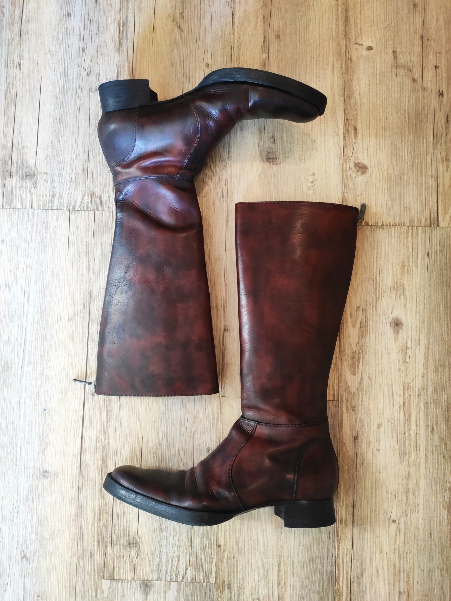 Denis Simachev - Ankle backzips.Like Hermes or Ann Demeulemeester boots - 2