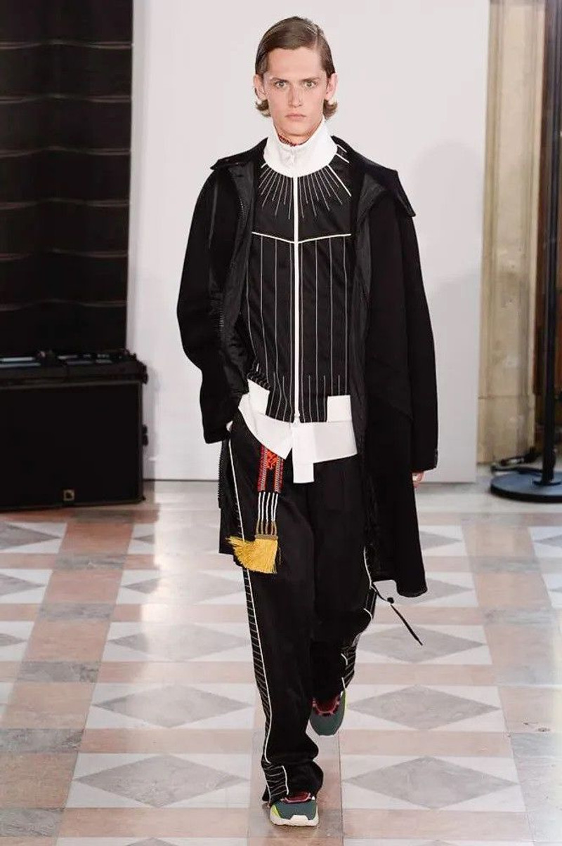 Valentino - S/S 18 - Contrast Stitch Track Jacket - 1