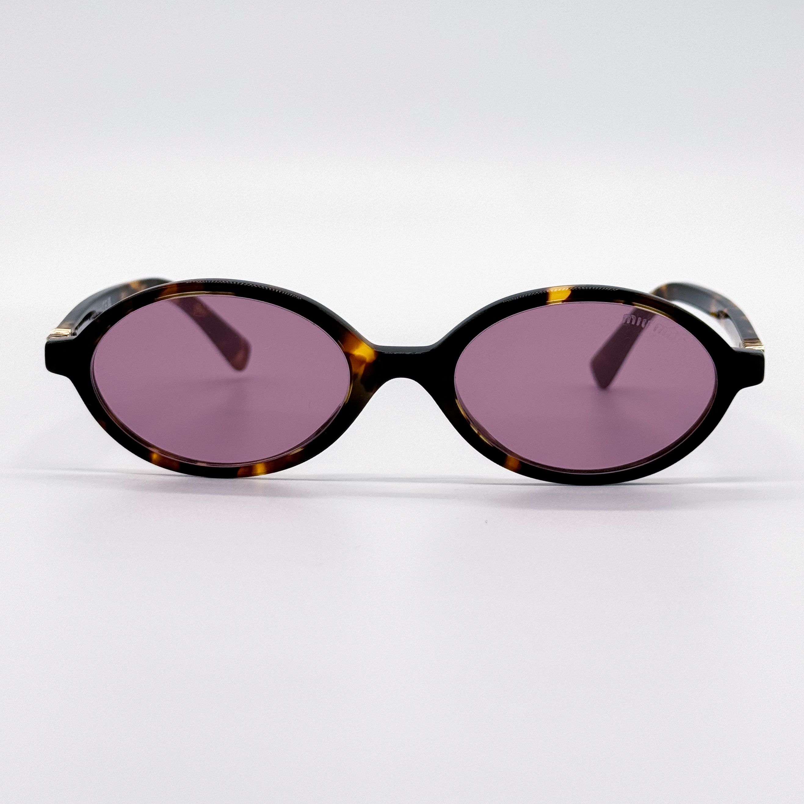 NEW MIU MIU SMU 04Z VAU50D OVAL SUNGLASSES MU04ZS VAU50D - 5