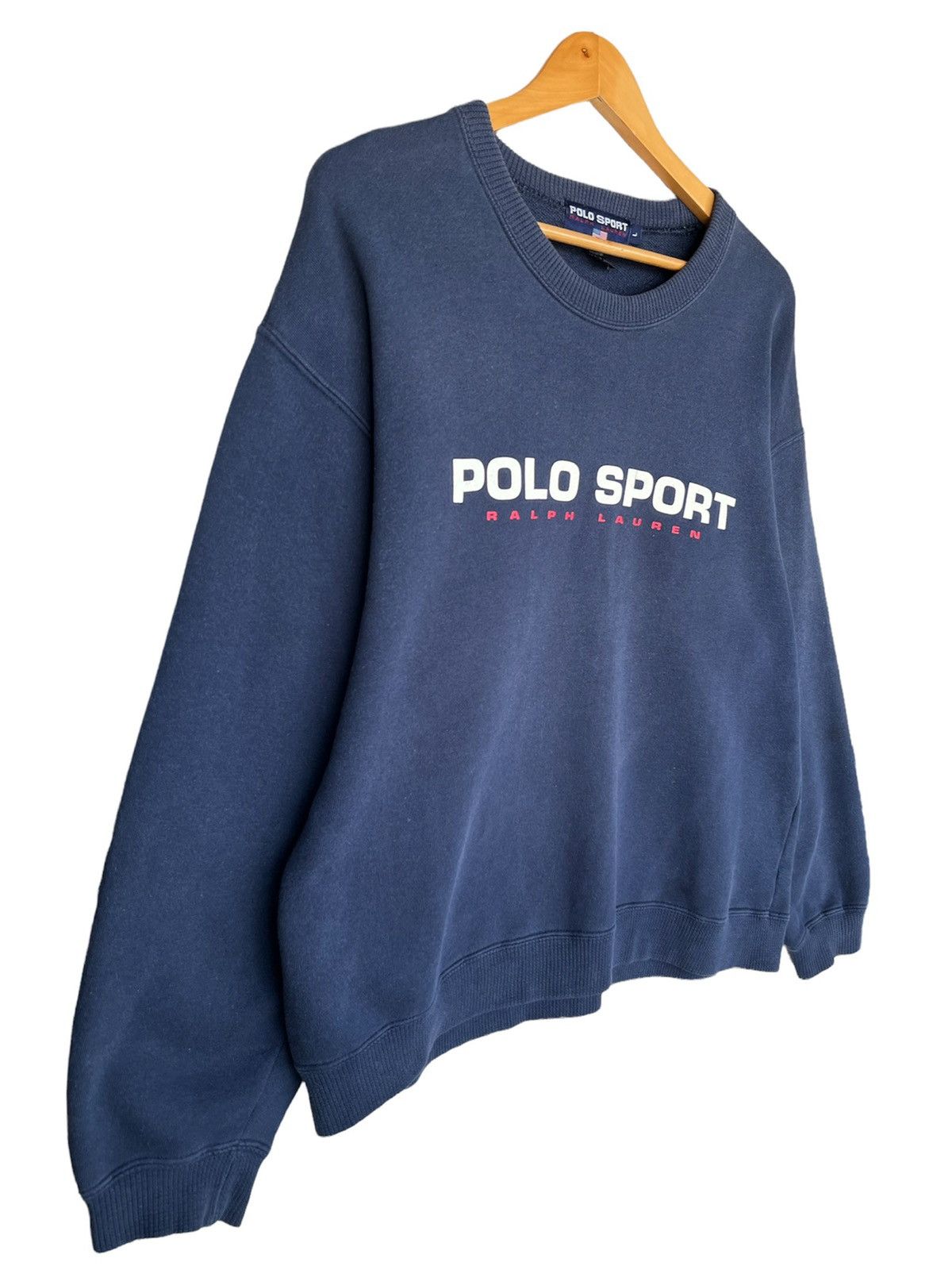 Polo Ralph Lauren - Vintage Polo Sport Ralph Lauren Spellout Sweatshirt Large - 3
