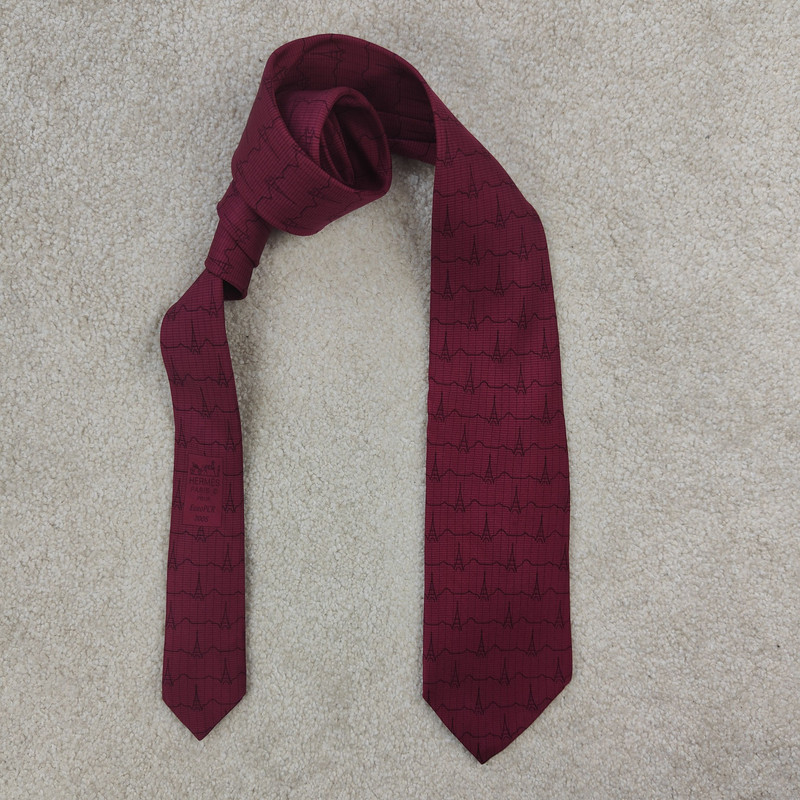 Hermes Paris Silk Tie Limmited Edition for Euro PCR 5246 SA - 1