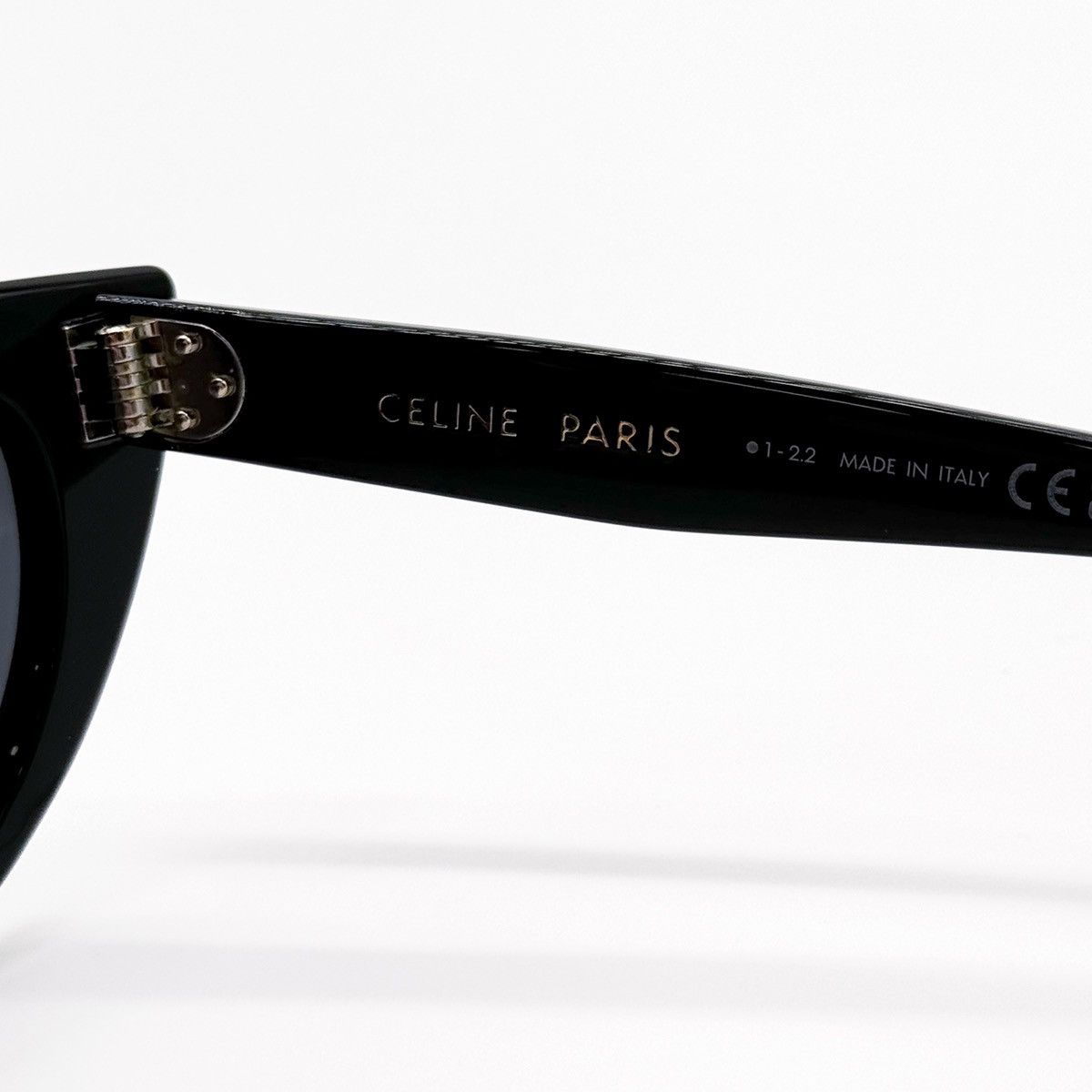 NEW CELINE CL40228I 01A BLACK CAT EYE WOMEN SUNGLASSES - 9