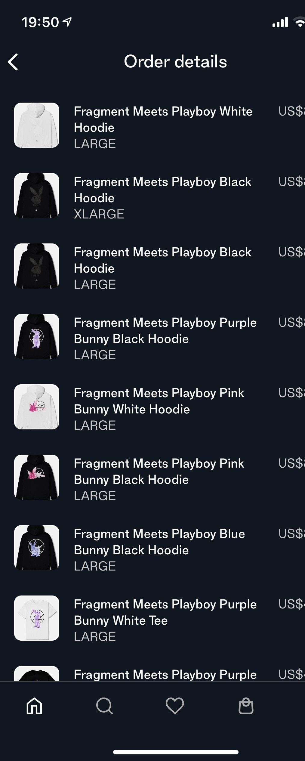 Fragment Meets Playboy Purple Bunny-