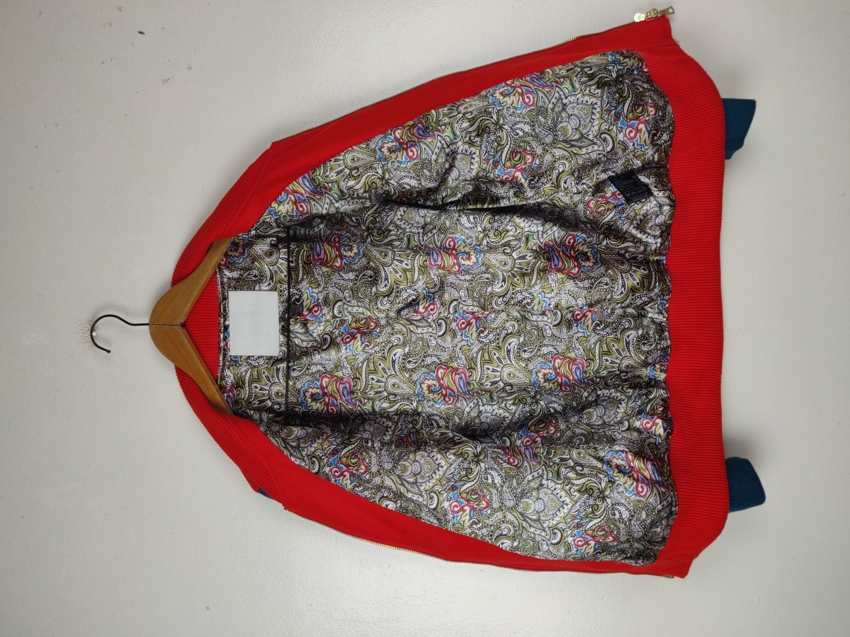 Bomber Jacket - Dowbl Japan Two Tone Bomber Varsity Jacket Streetwear - 9