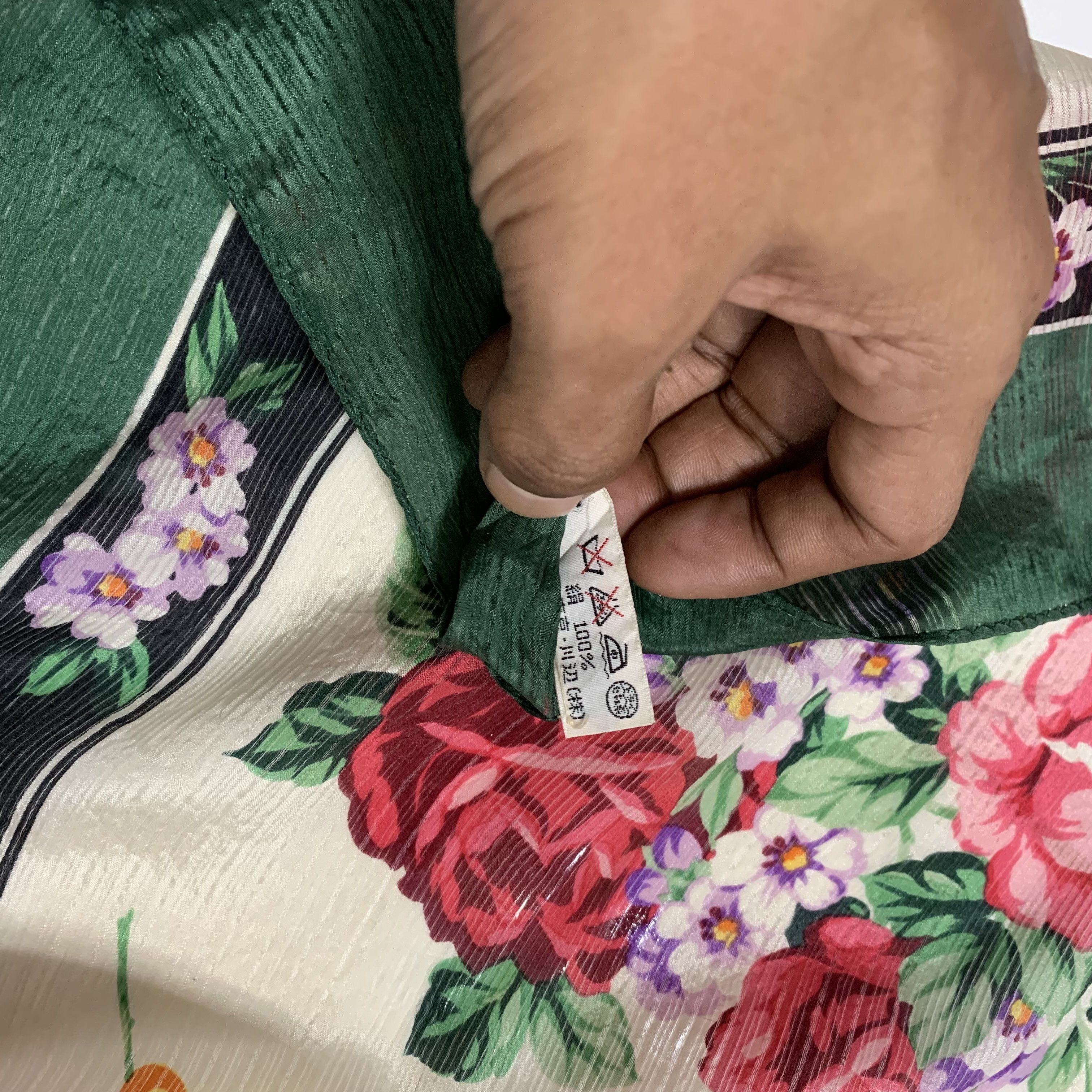 Valentino Garavani Silk Floral Scarf - 7