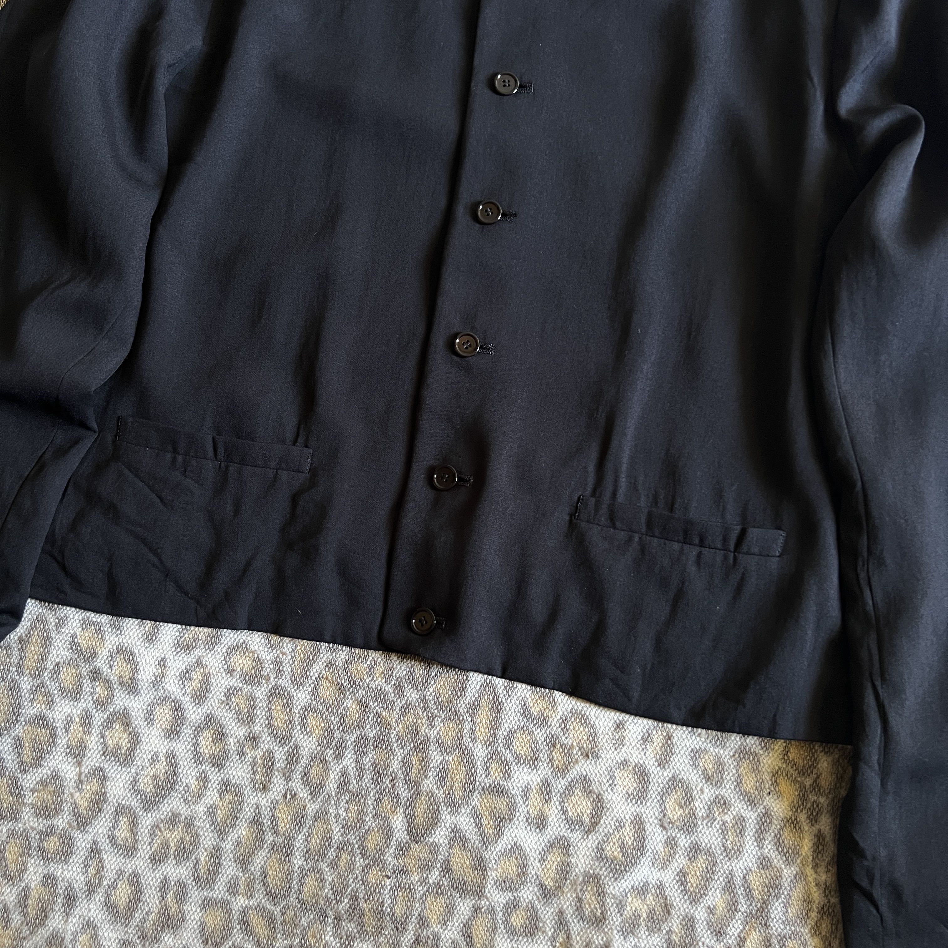 Y’s bis Black Button Hood  - 3