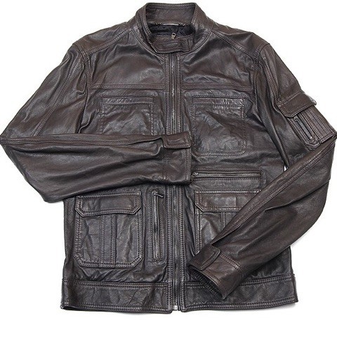 Chocolate Leather Jacket - 1