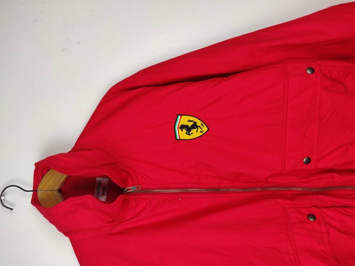 Ferrari - Bomber Style Zipper Jacket Outerwear - 5