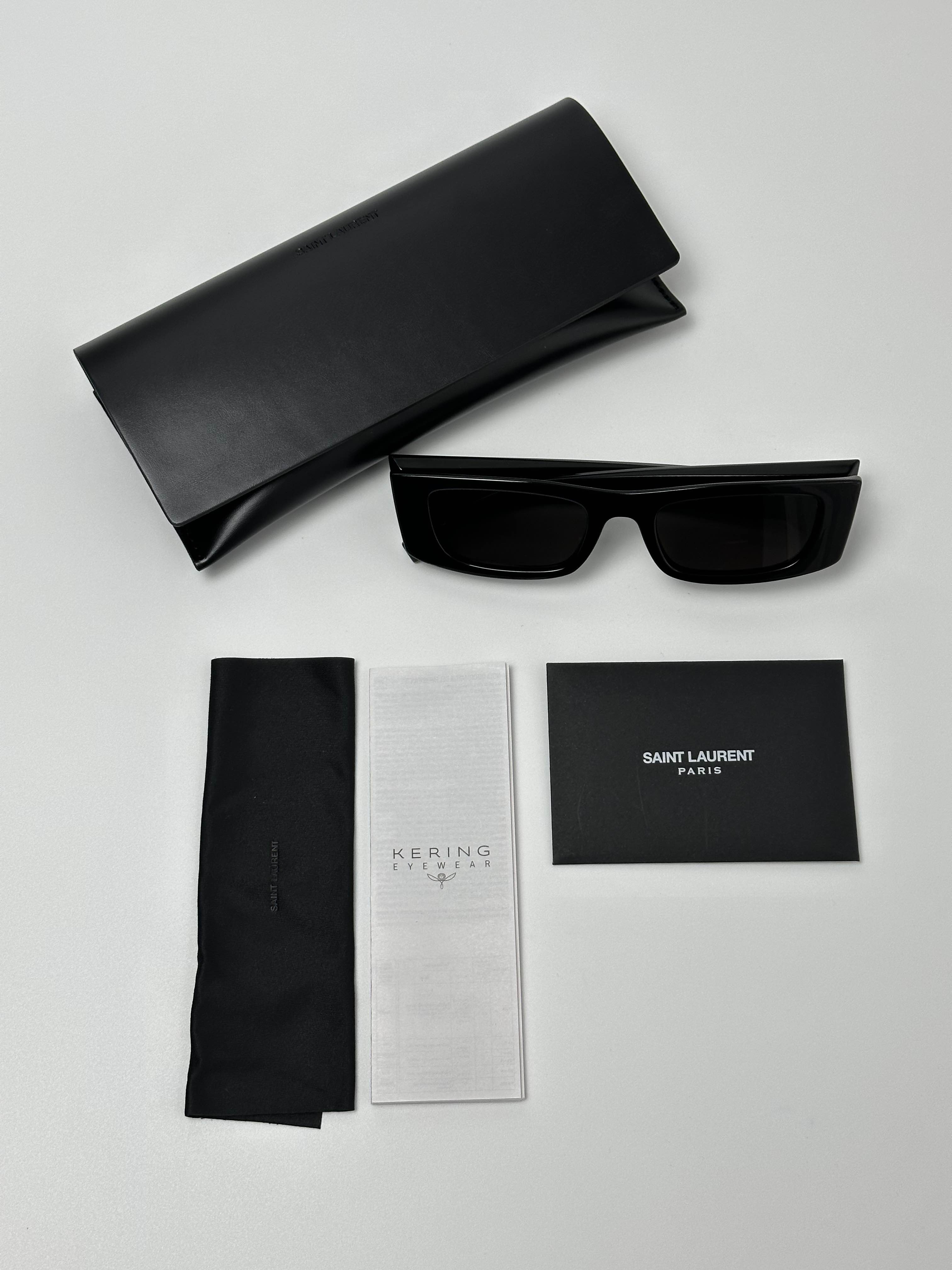 BRAND NEW SAINT LAURENT SL 553 Black Unisex Sunglasses - 8