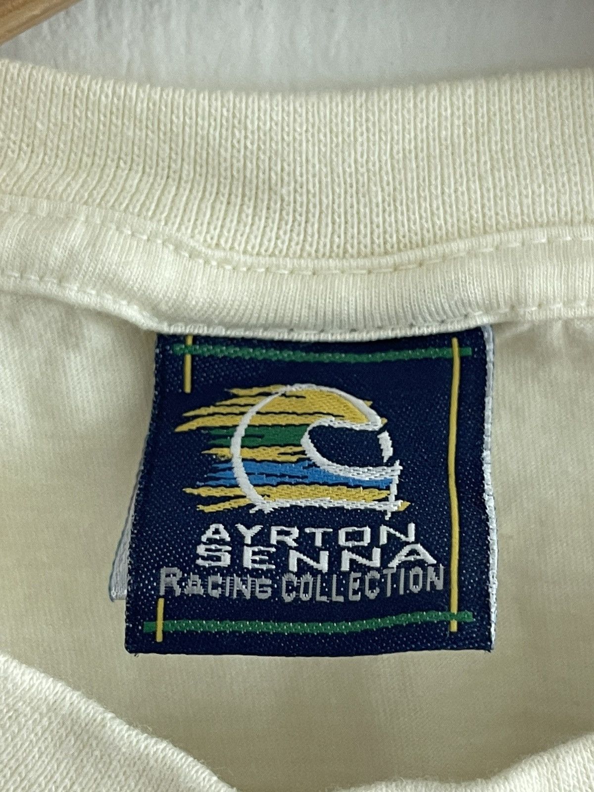 Vintage Ayrton Senna Racing collection tshirt - 3