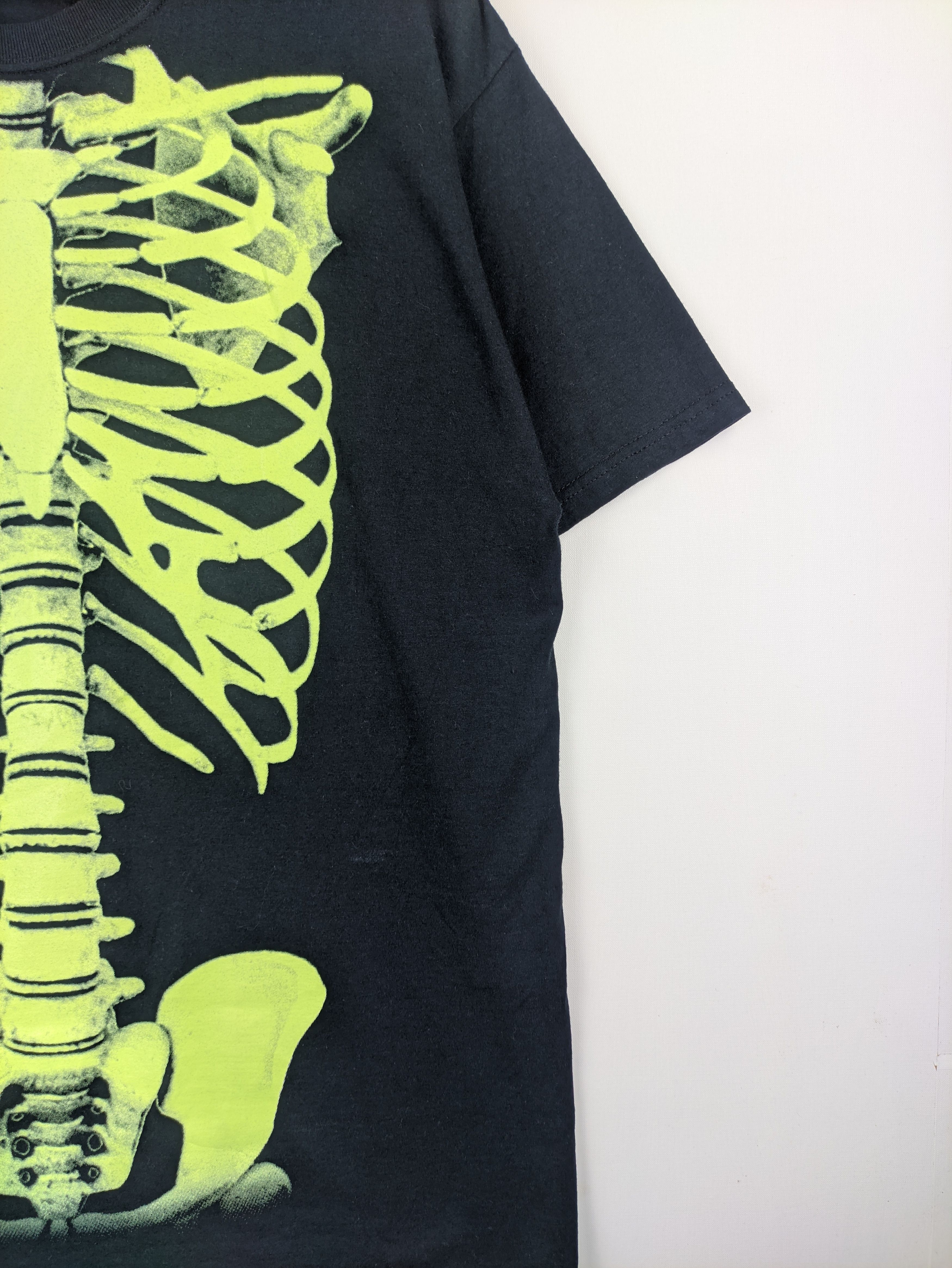 Tee Shirt - Steals🔥T Shirt Skeleton Ribs Kapital Style Glow in the Dark - 4