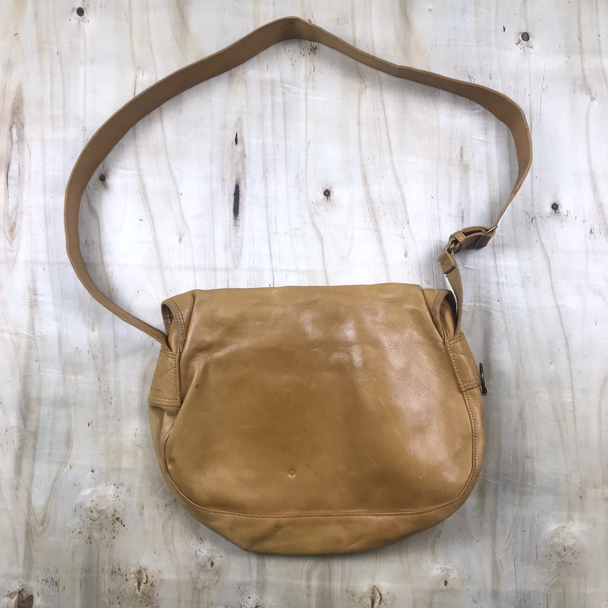 Vintage 80’s Luggage Label Leather ‘Filson Style’ Slingbag - 3