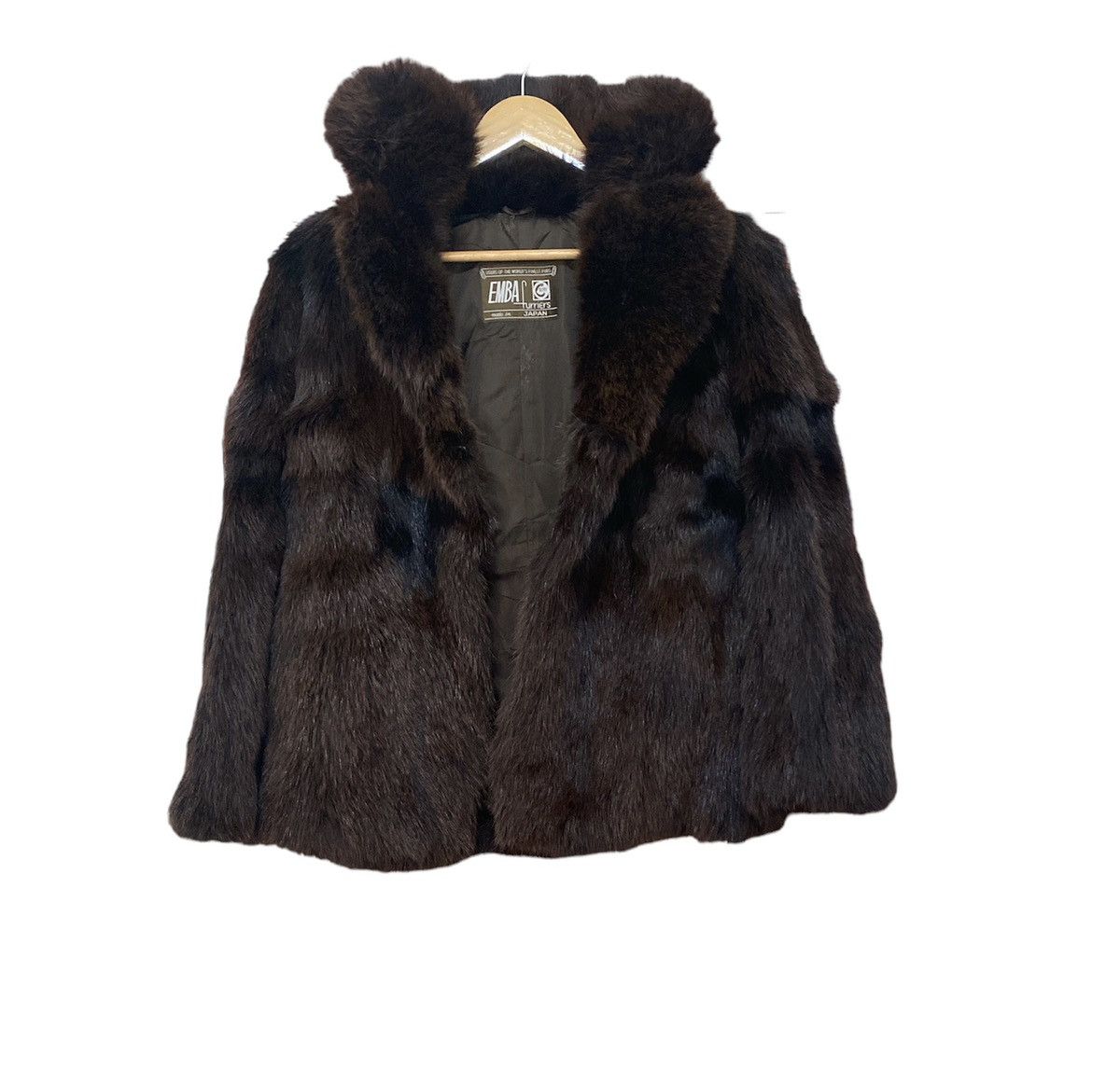 🔥Vintage Emba Rare Real Mink Fur Coat Made Japan - 1