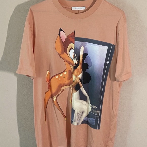 Givenchy Peach Bambi Print Tee - 5