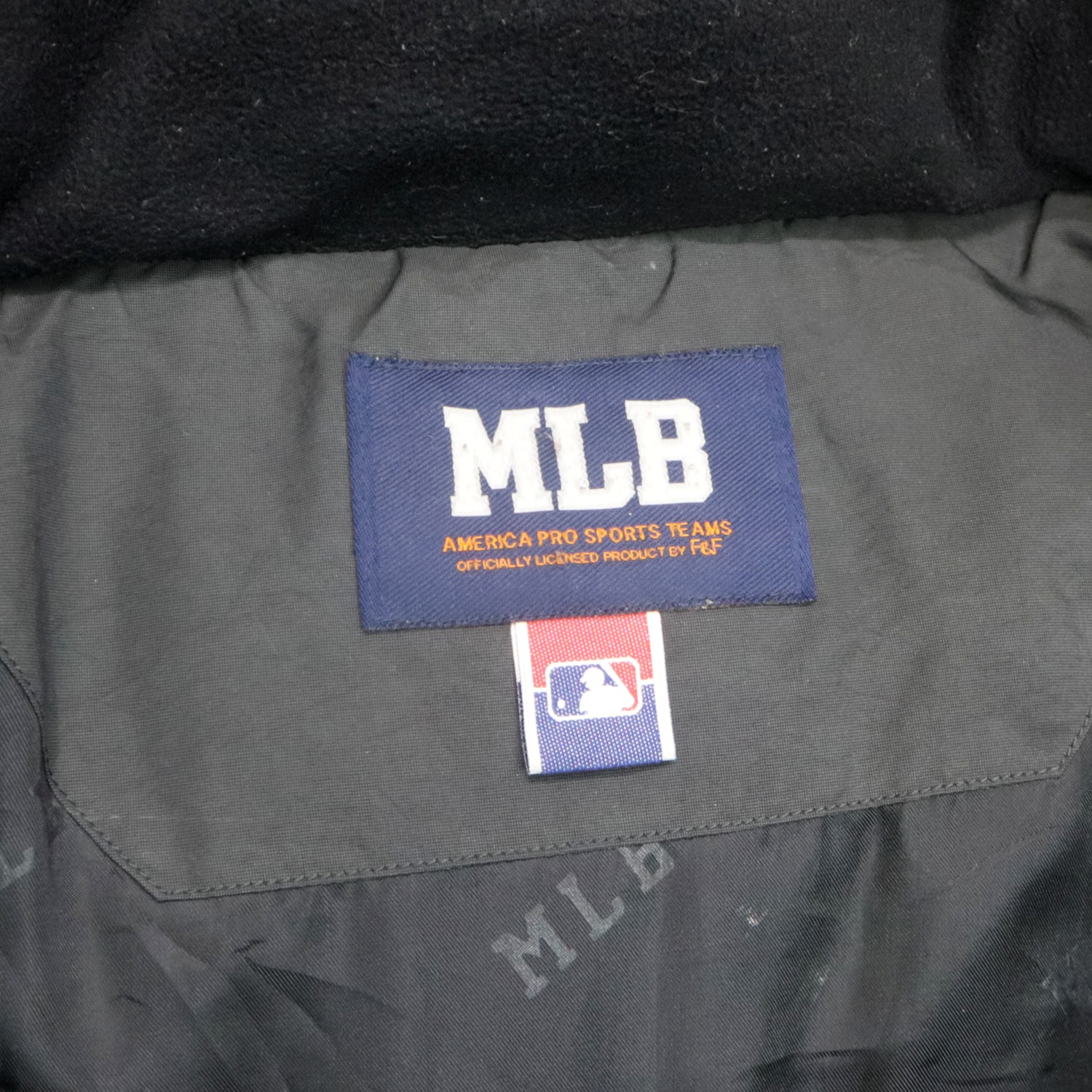 Vintage 90s MLB Chicago White Sox Baseball Big Logo Embroidered Parka Puffer Down Hoodie Coat Jacket - 4