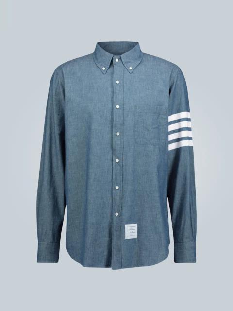 Thom Browne 4-Bar chambray shirt
