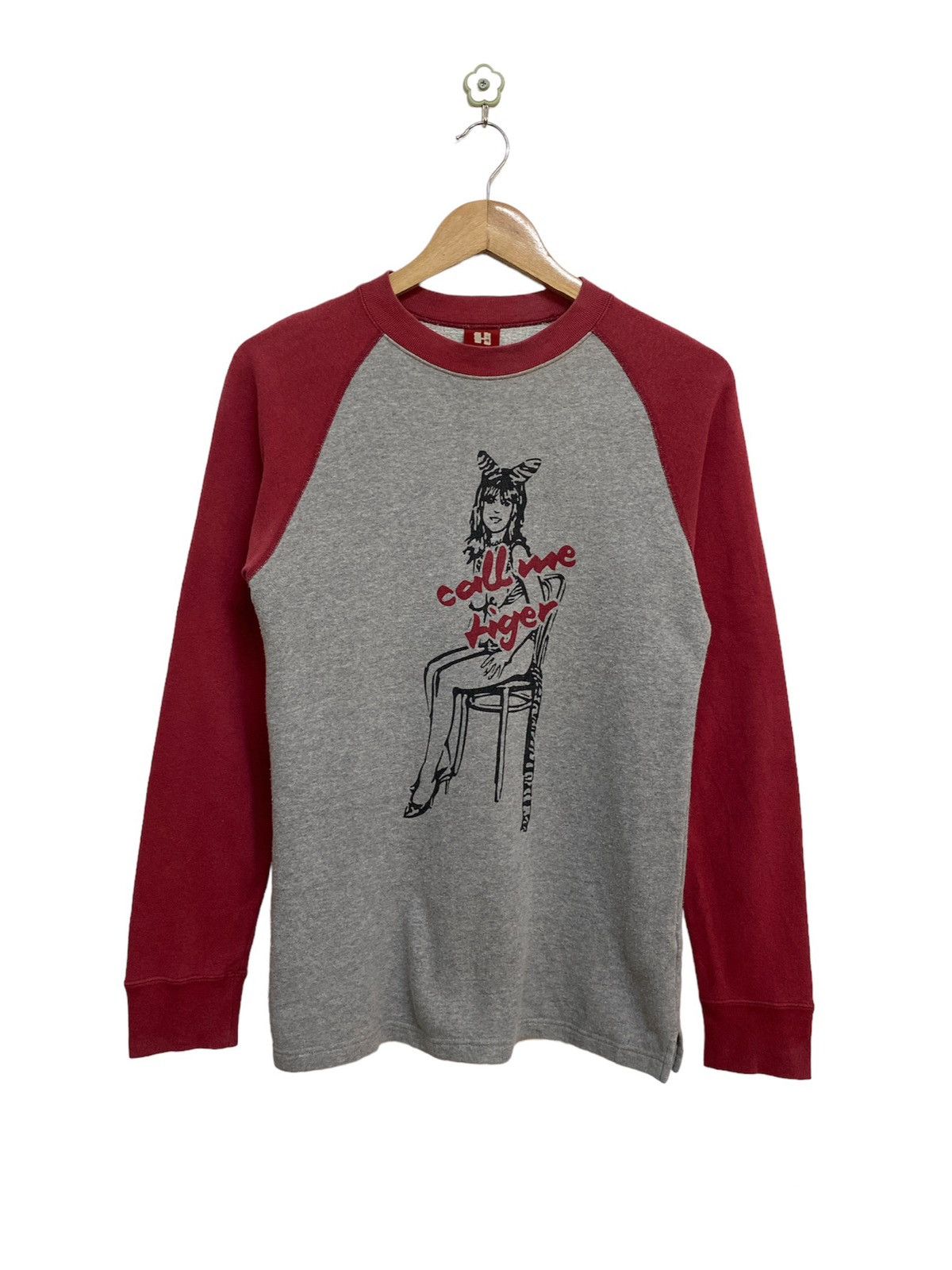 Hysteric Glamour Call Me Tiger Show Girl Trainer Sweatshirt - 1