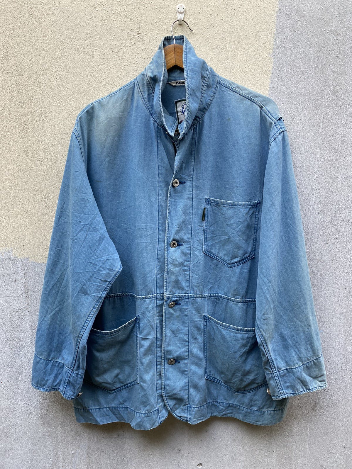 Nigel Cabourn jeans Multipocket Blue Jackets - 1