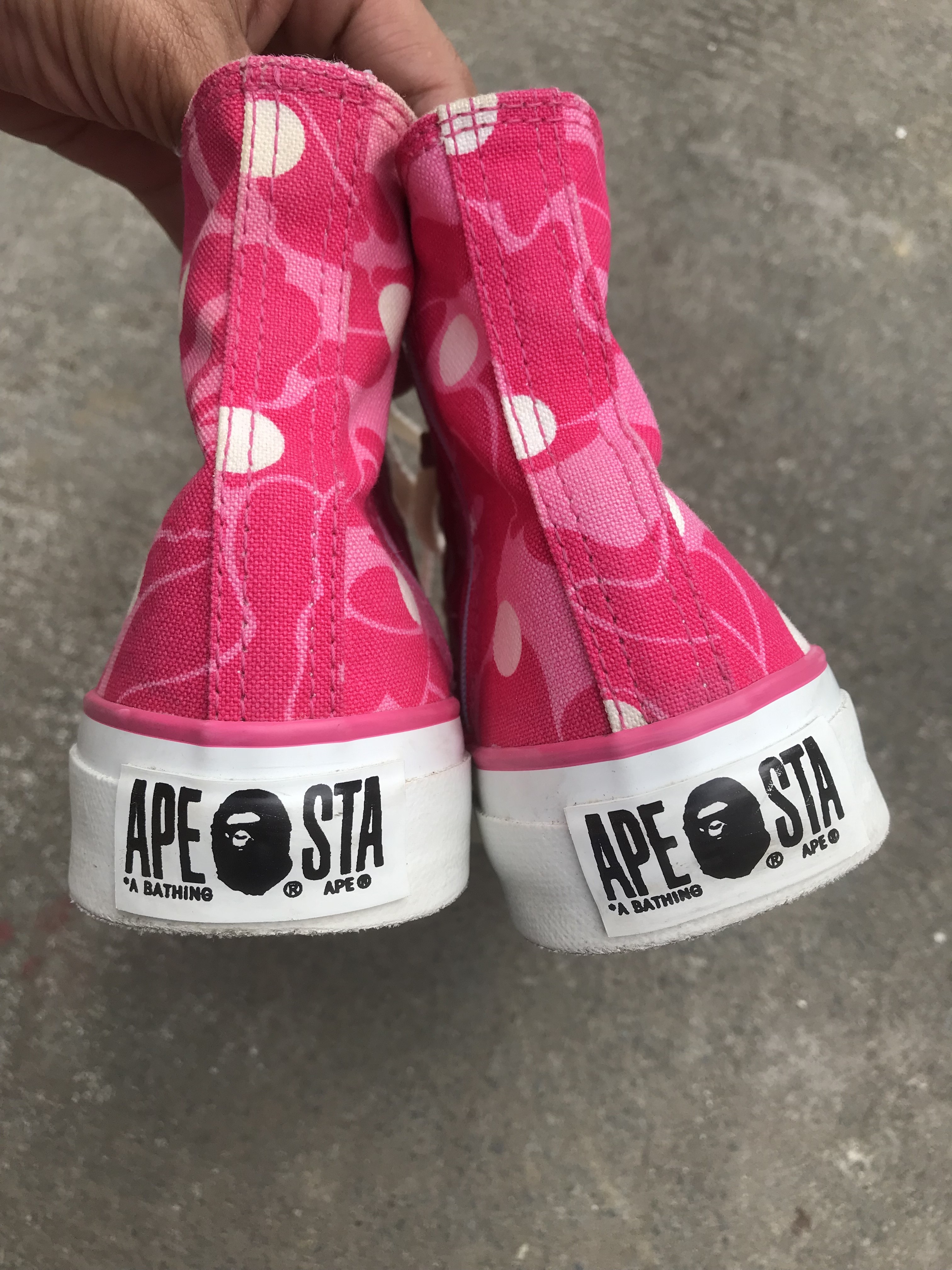 Bapesta Aape Camo Pink - 4