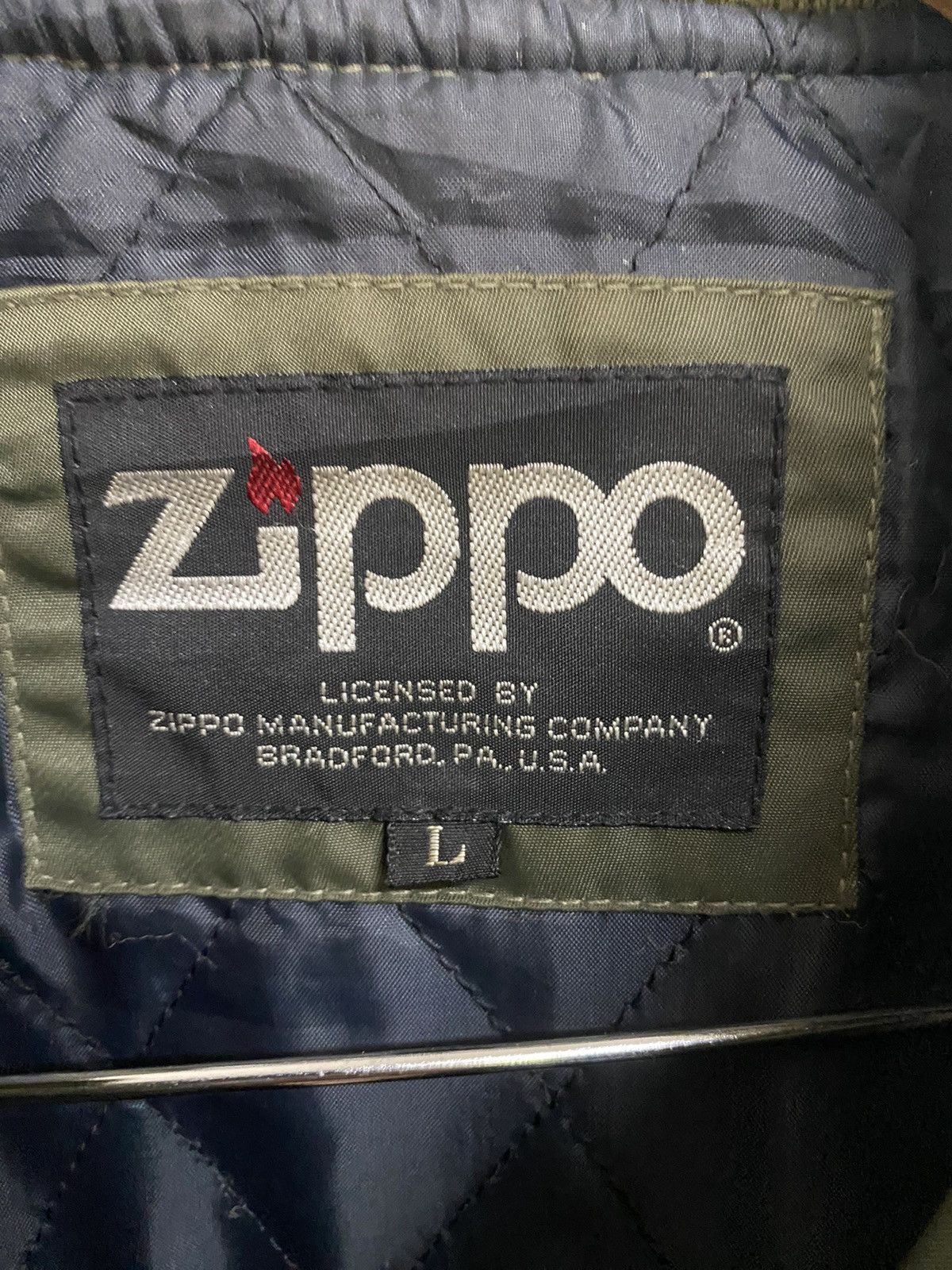 Vintage Zippo Bomber Flight Jacket - 9