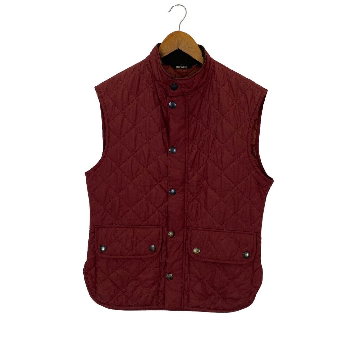 Barbour quilted zipper vest size M - 1