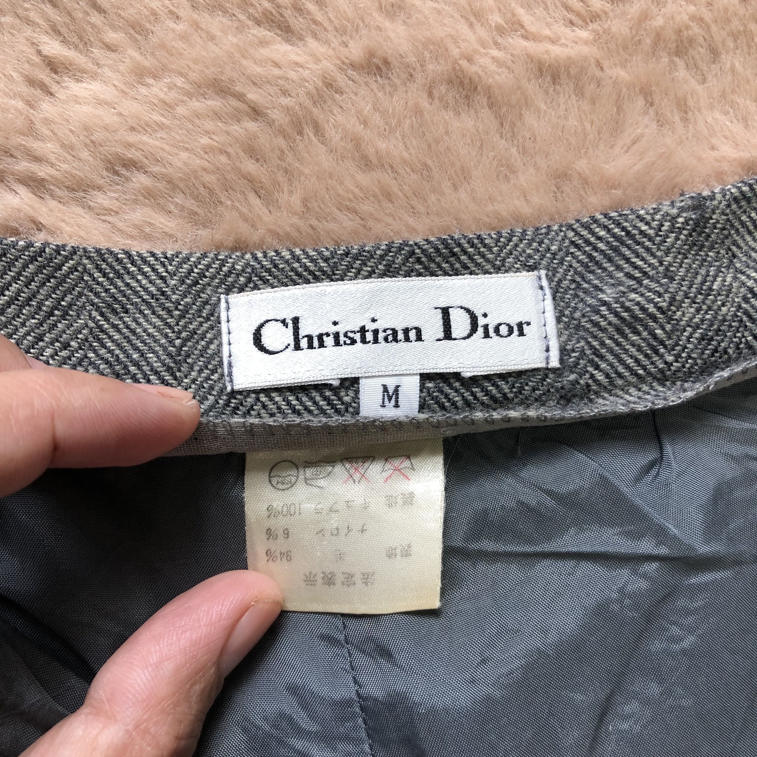 Vintage - CHRISTIAN DIOR NICE DESIGN WOOL PANTS #5722-204 - 7