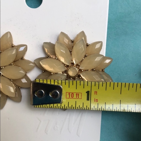 H&M Large Flower Statement Earrings - 5