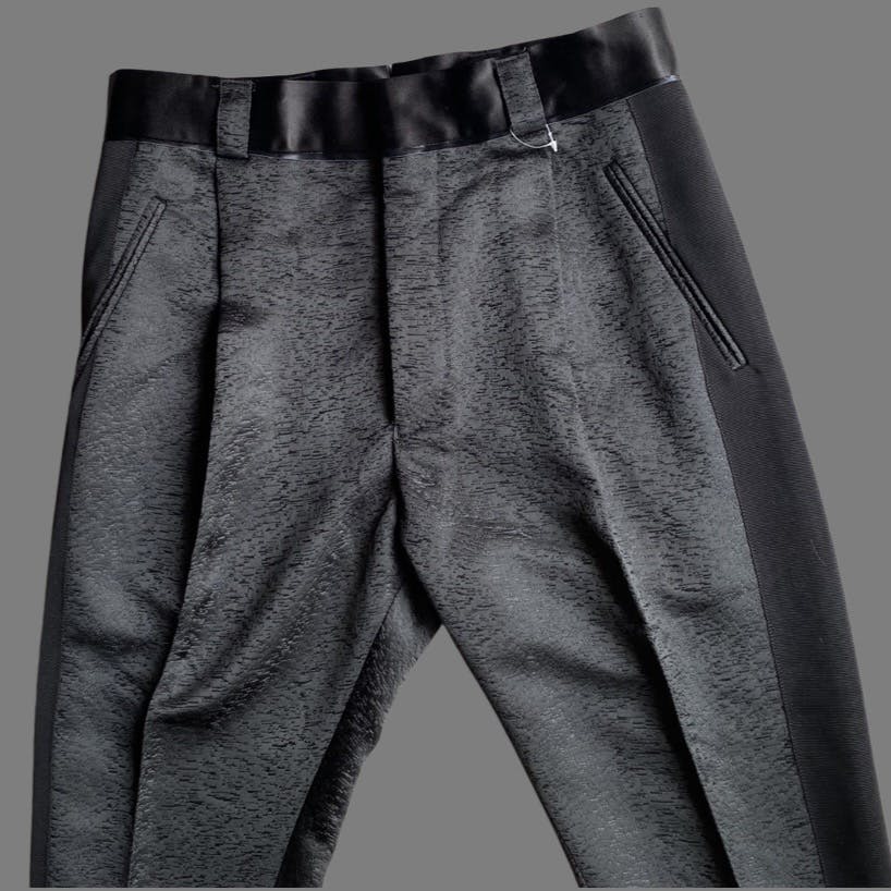 Haider Ackermann Silk Jacquard Pleat Trousers - 2