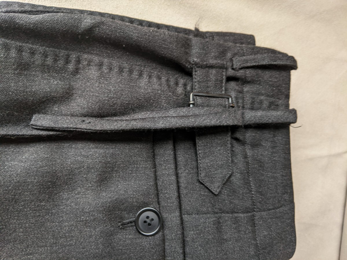 SS17 Rare Wool Wide-Leg Officer Trouser - 3