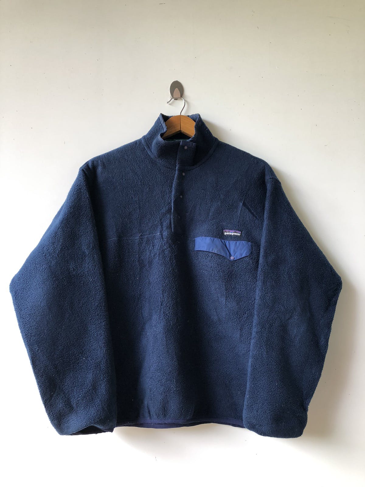 Patagonia Winter Pullover fleece Men’s Dark blue Snap T - 1
