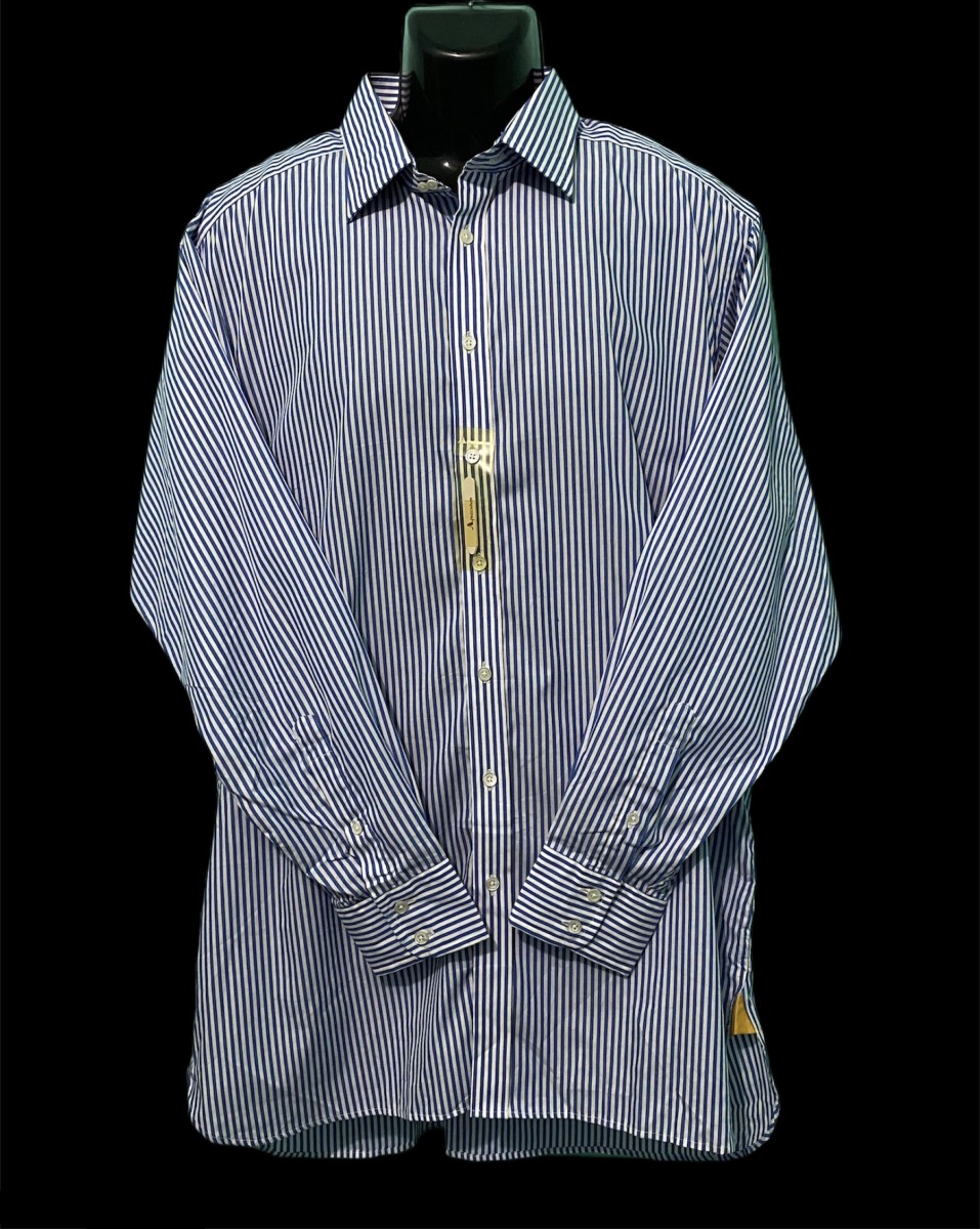Aquascutum - Aquascutum London Stripes Oversized Button Up Shirt - 10