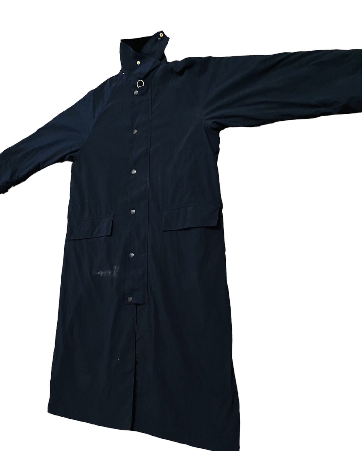 (B) BARBOUR POLYESTER TRENCH COAT - 2