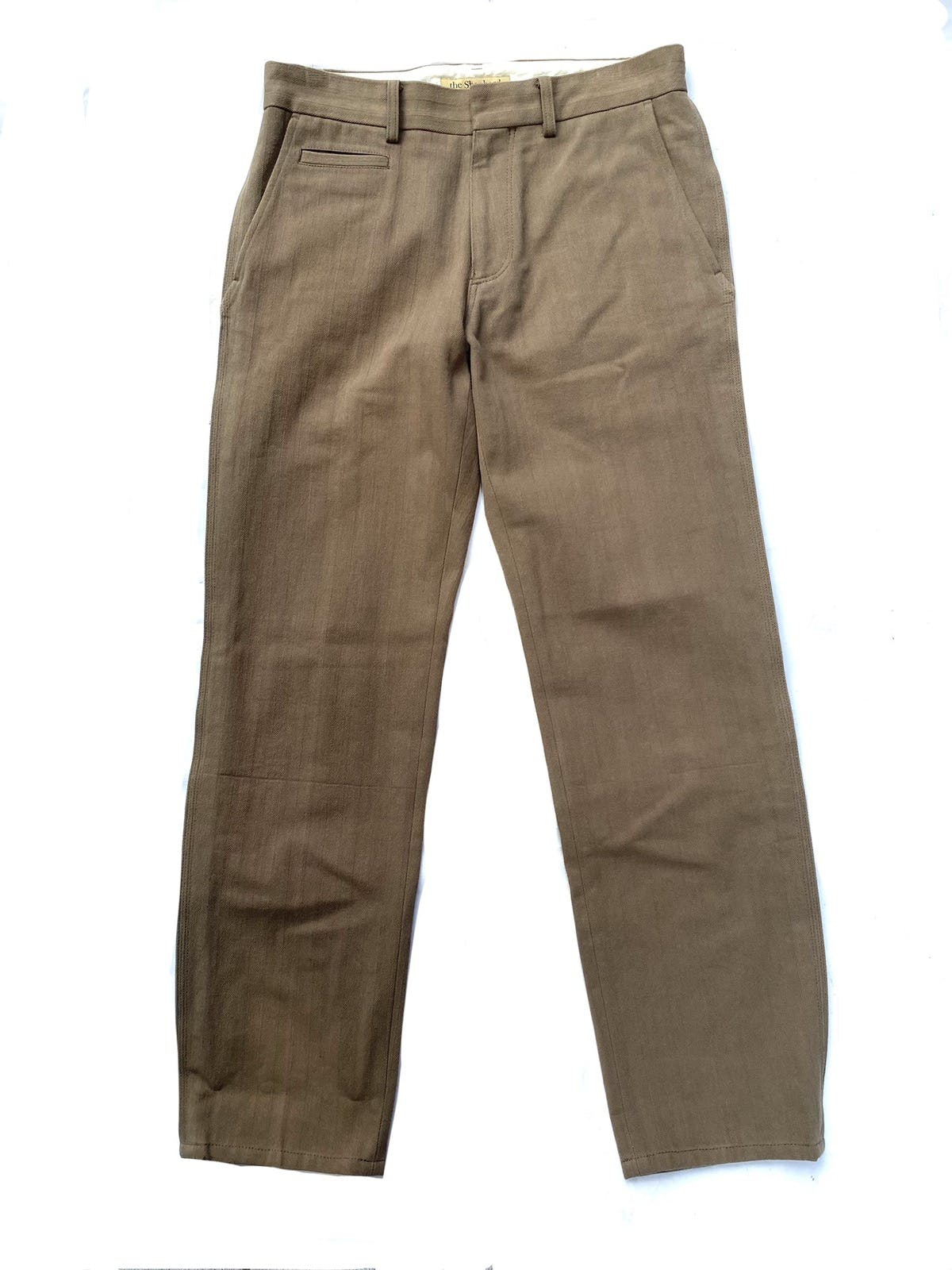 The Shepherd Undercover Herringbone Out seam Detail Pants