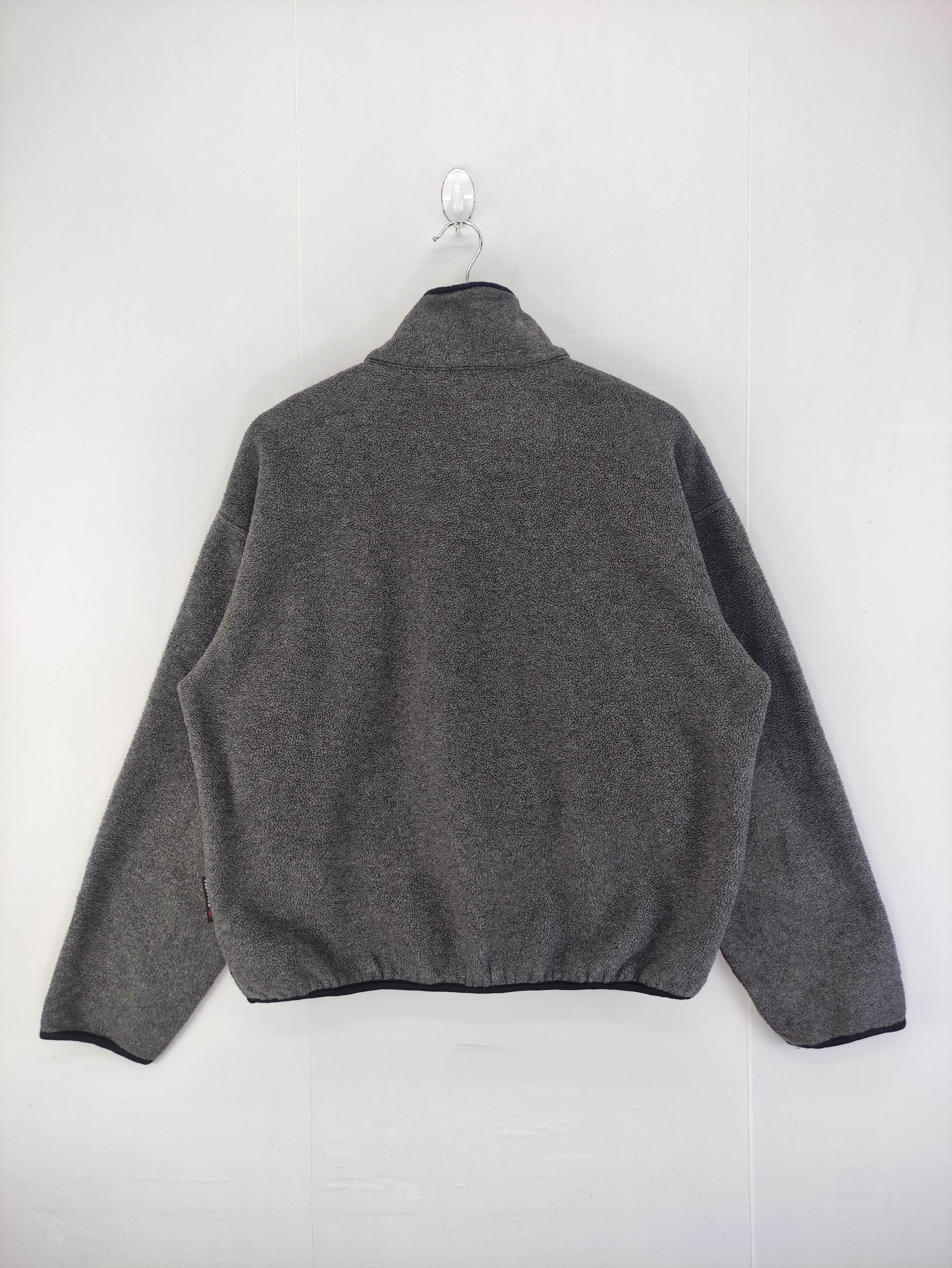 Vintage Woolrich Fleece Sweater Half Snap Button - 8