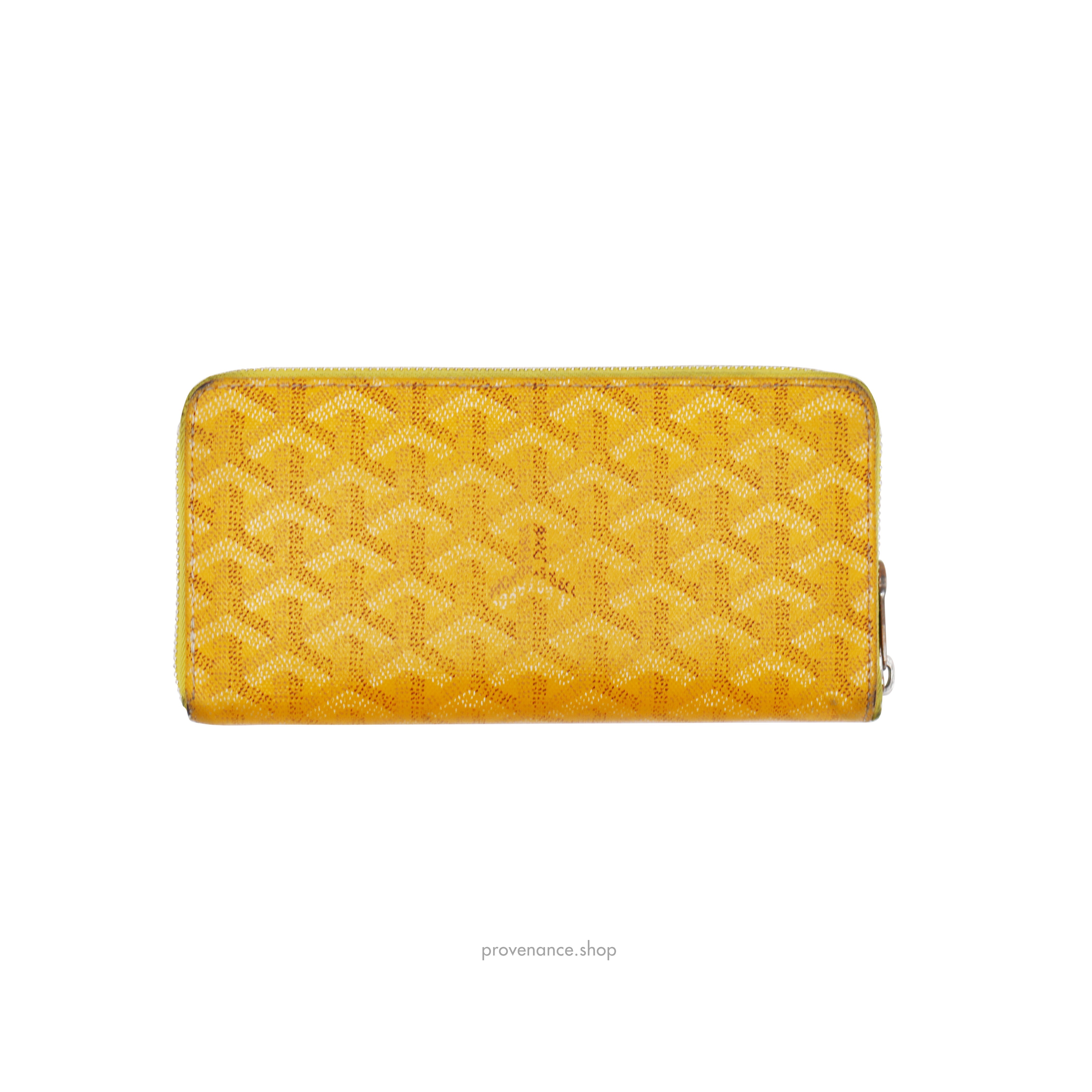 Goyard Matignon Zipped Wallet - Yellow Goyardine - 3