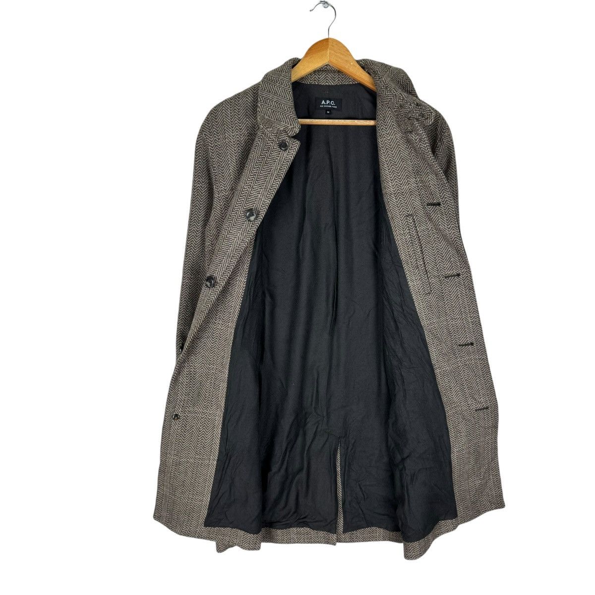 🌟A.P.C RUE PARIS PETE LONG COAT JACKET - 9