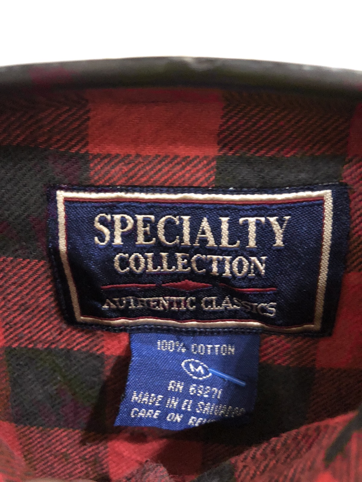 Vintage - Vintage Specialty Collection Plaid Tartan Flannel Shirt 👕 - 4